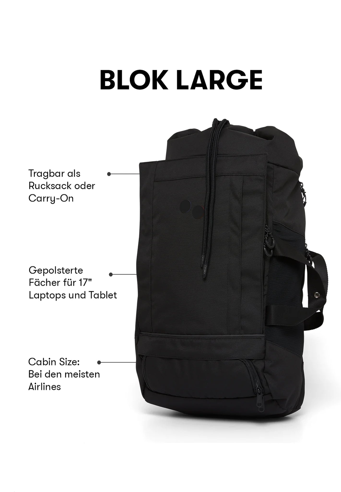 PINQPONQ - Blok Large - Rooted Black - BACKYARD