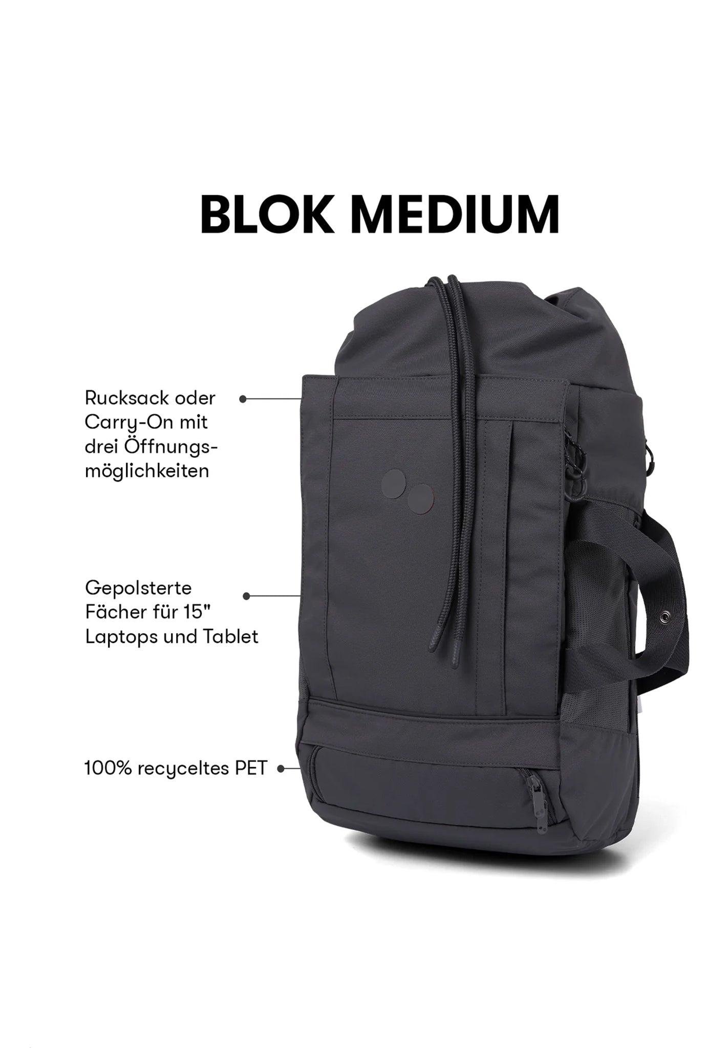 PINQPONQ - Blok Medium - Deep Anthra - BACKYARD