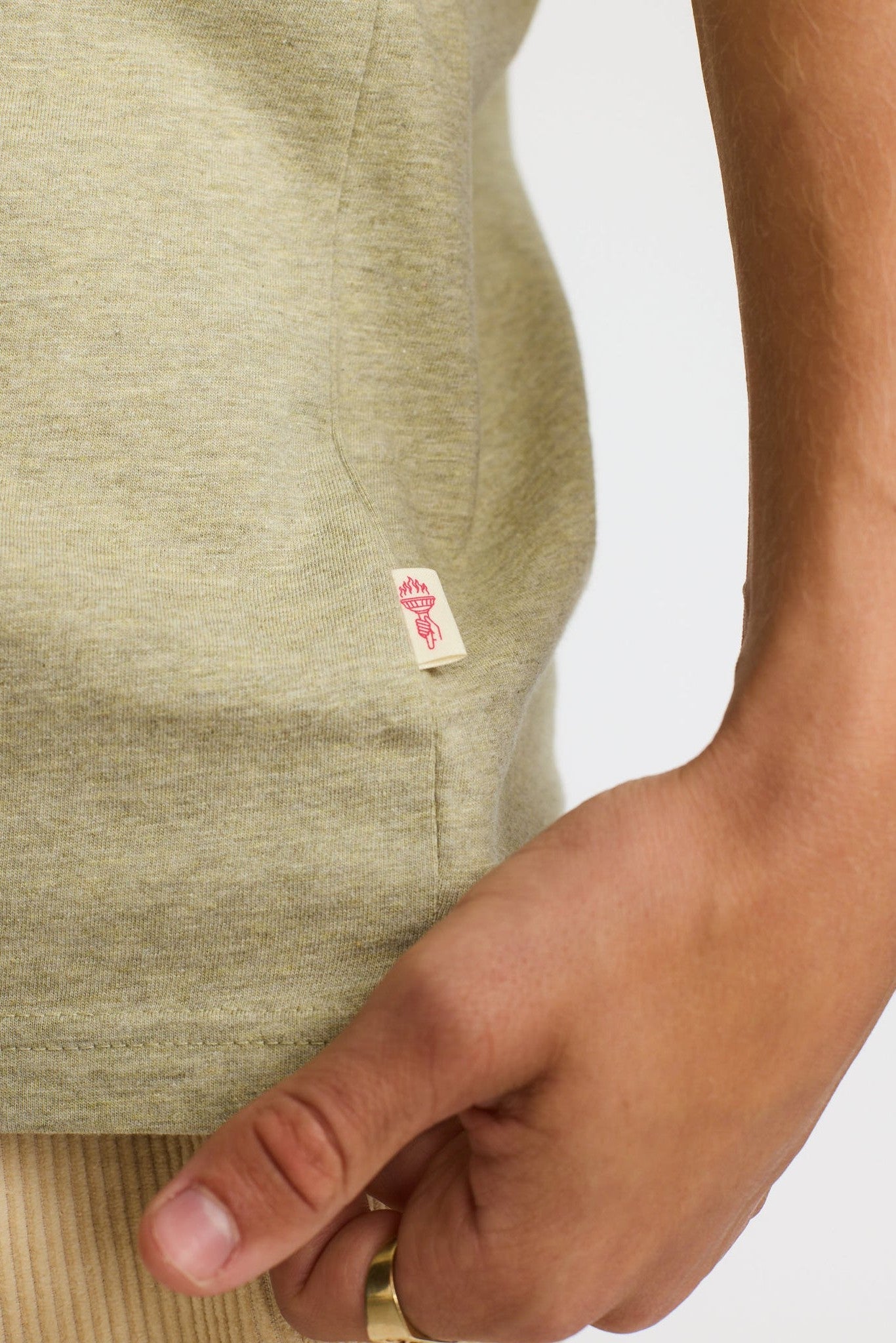 REVOLUTION - 1051 Regular T-Shirt - Lightgreen - BACKYARD