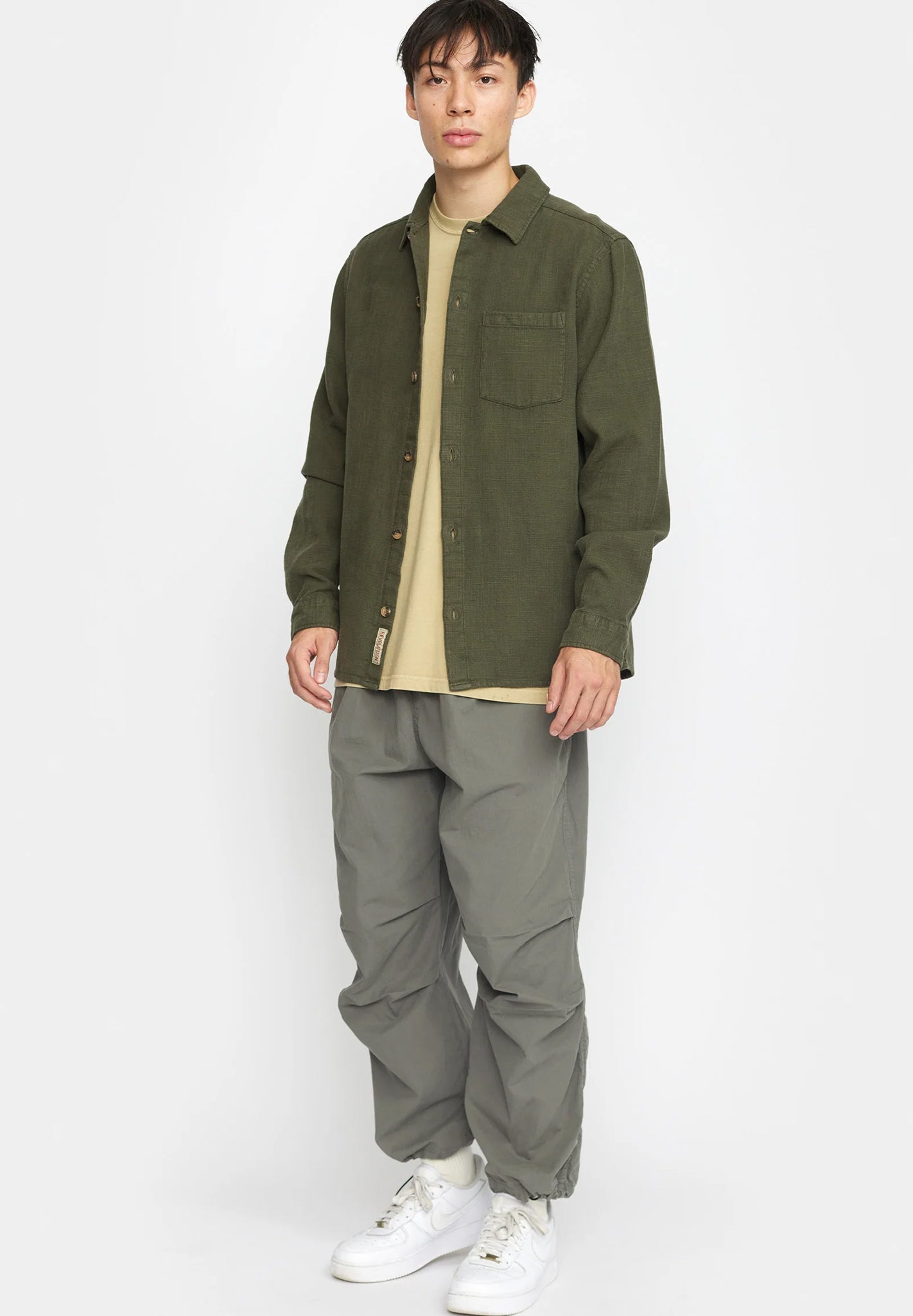 REVOLUTION - 3997 Casual Overshirt - Army - BACKYARD