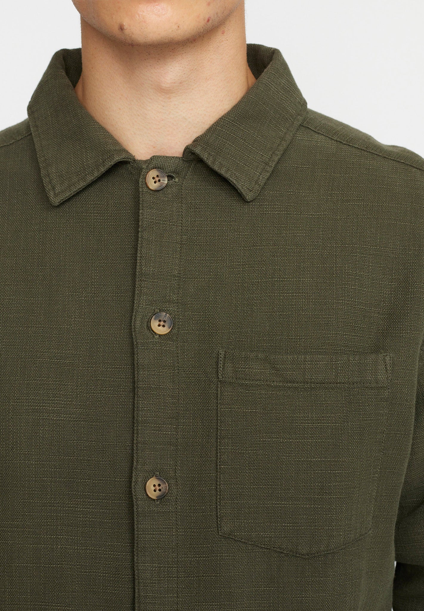 REVOLUTION - 3997 Casual Overshirt - Army - BACKYARD