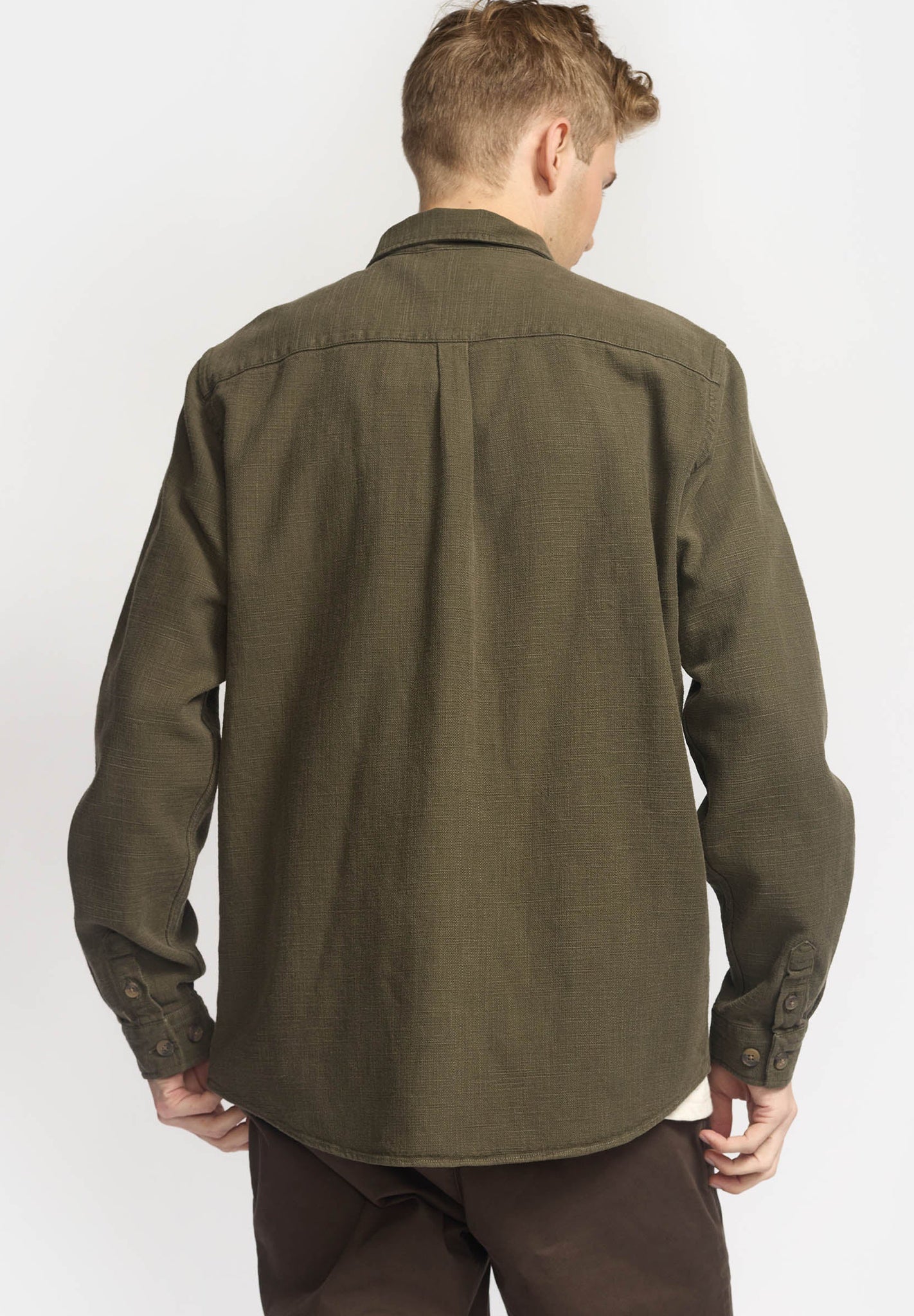 REVOLUTION - 3997 Casual Overshirt - Army - BACKYARD