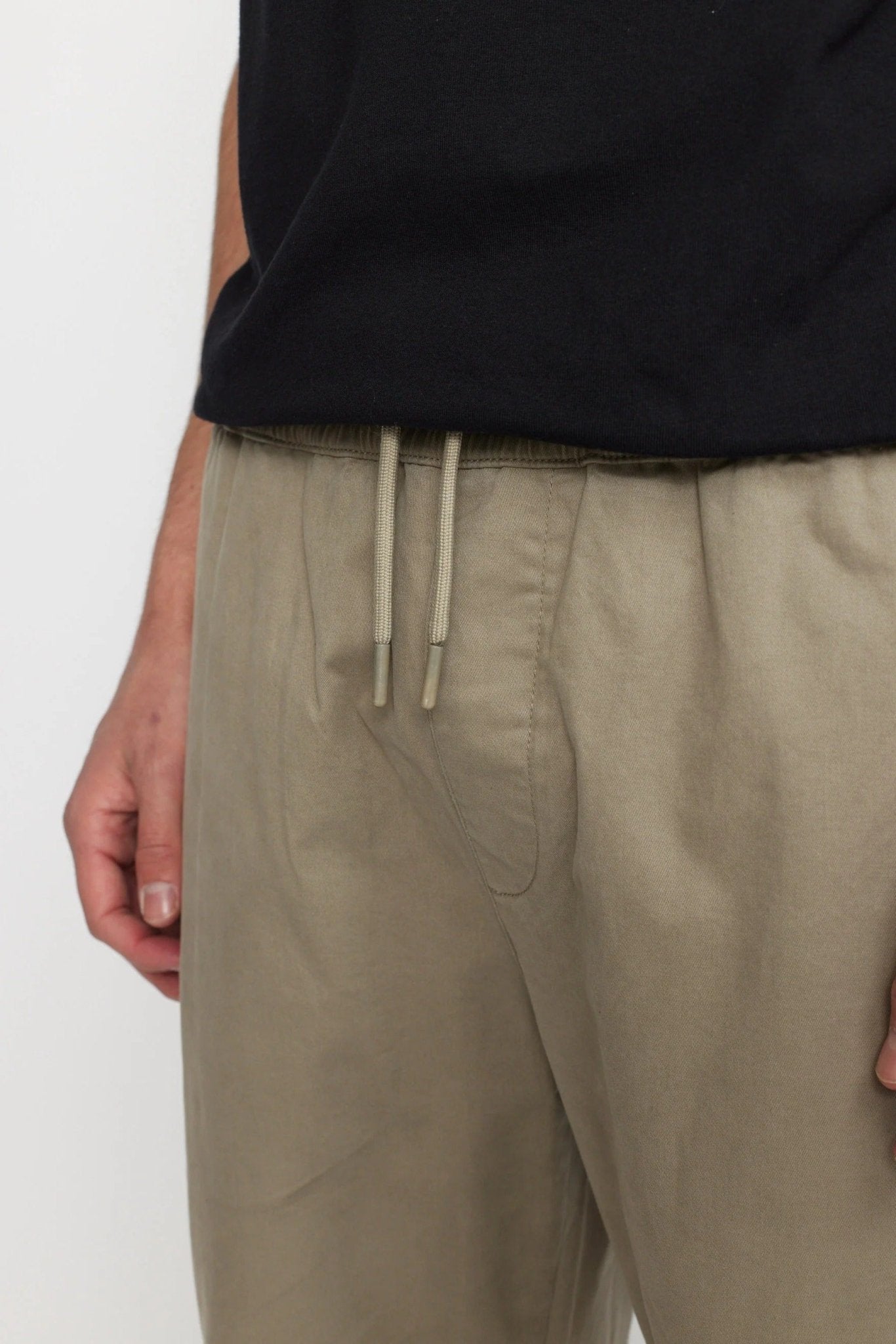 REVOLUTION-5871 Casual Trousers-Grey-BACKYARD