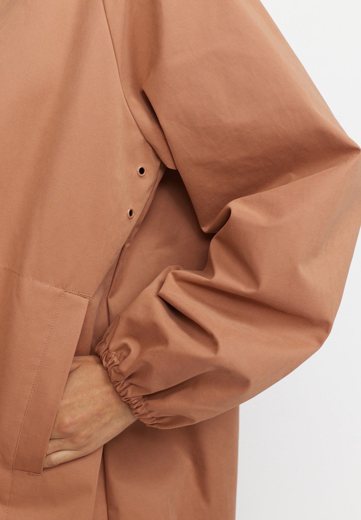 SELFHOOD - Hooded Jacket - Lightamber - BACKYARD