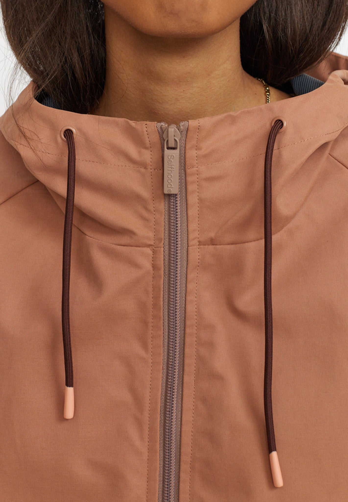 SELFHOOD - Hooded Jacket - Lightamber - BACKYARD