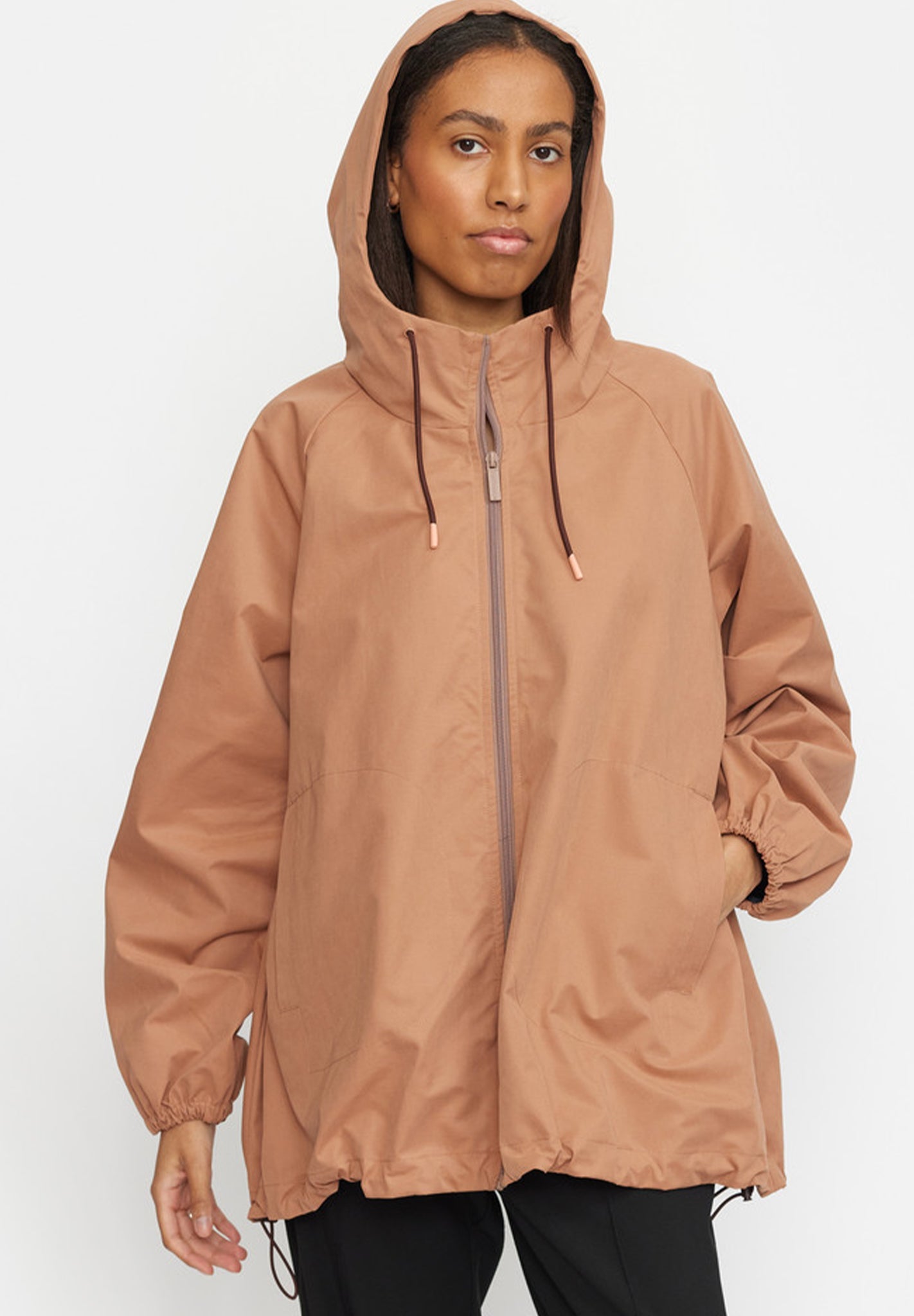 SELFHOOD - Hooded Jacket - Lightamber - BACKYARD
