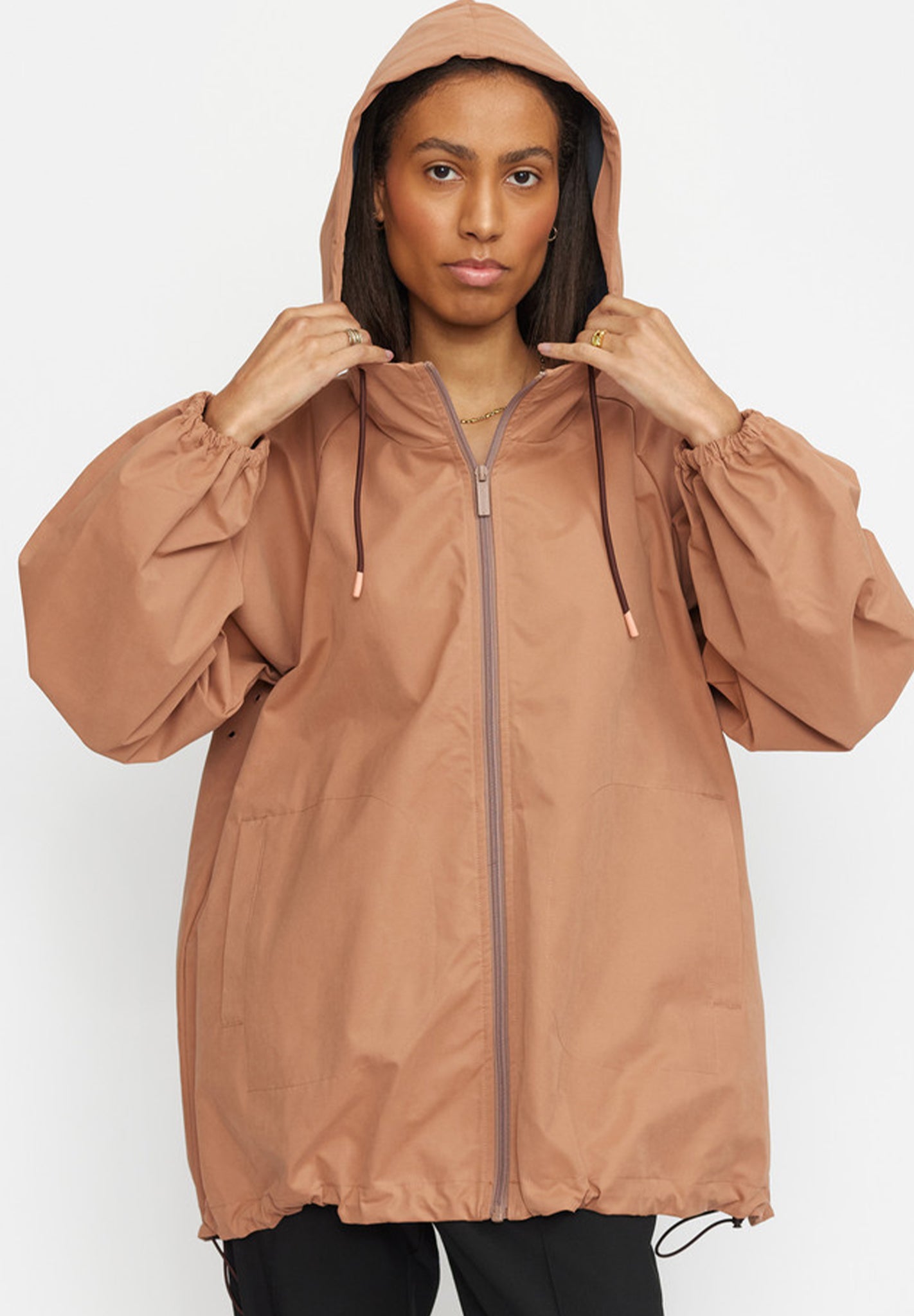 SELFHOOD - Hooded Jacket - Lightamber - BACKYARD