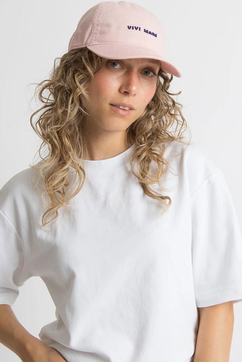VIVI MARI-Cap Solid-Powder Blue-BACKYARD