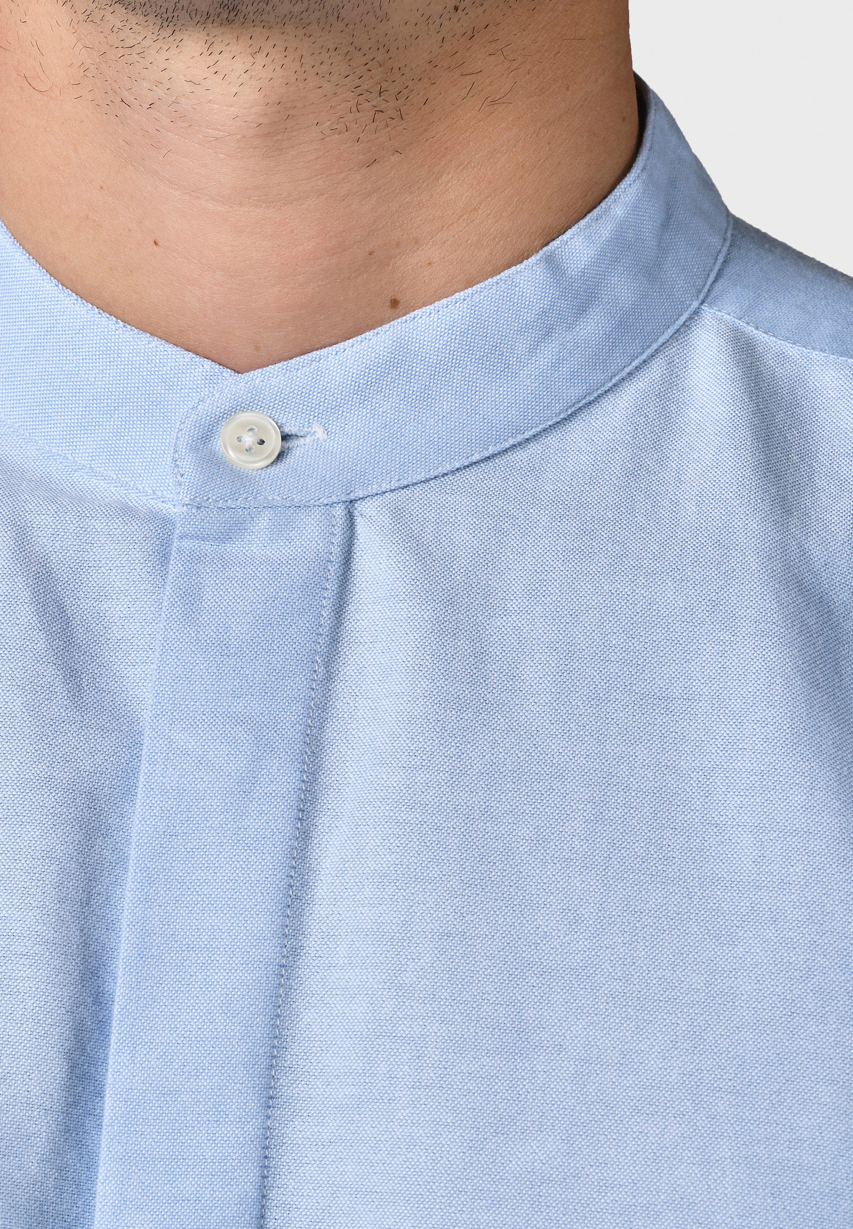 KLITMOLLER COLLECTIVE - Simon Shirt - Blue Melange - BACKYARD