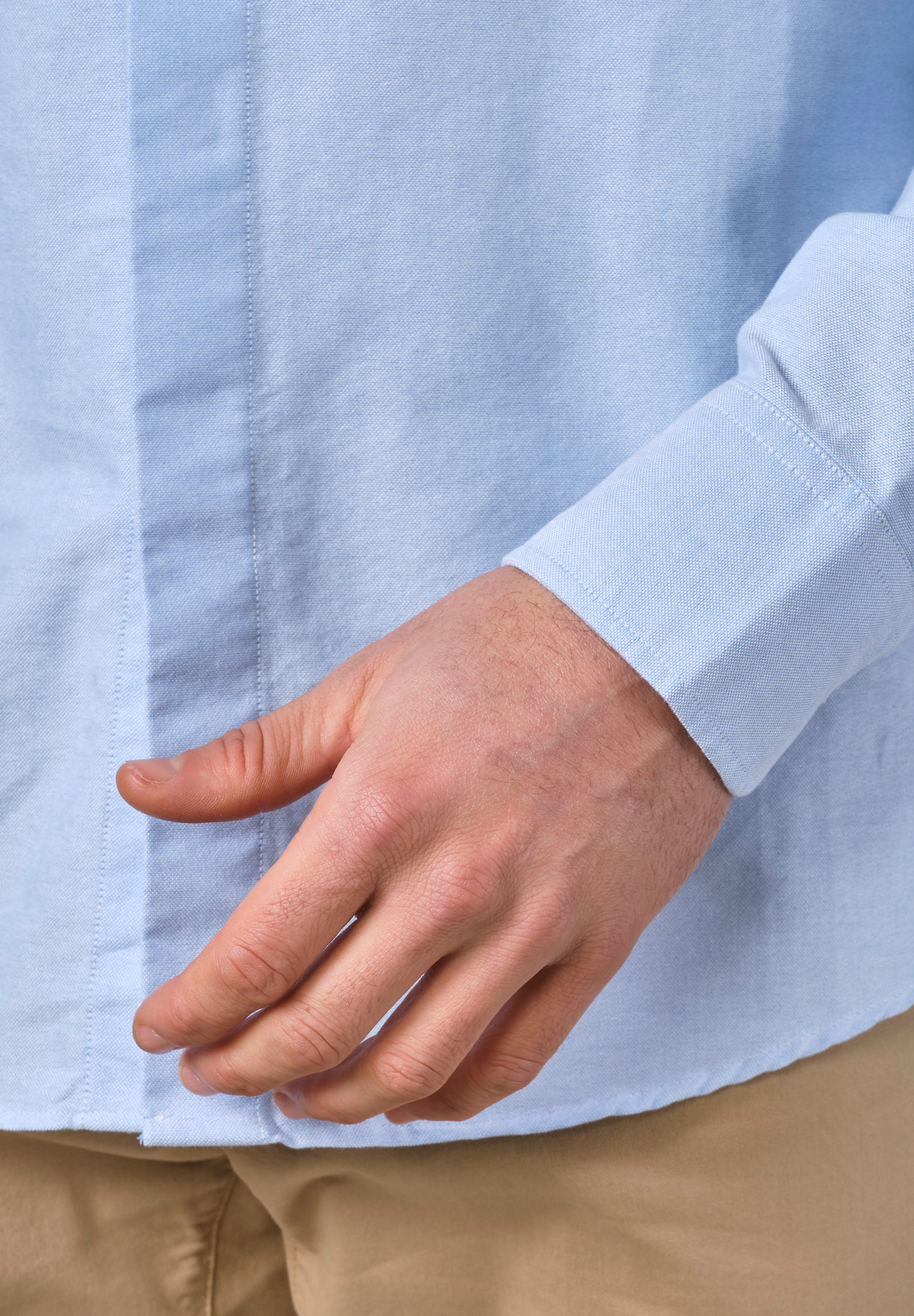 KLITMOLLER COLLECTIVE - Simon Shirt - Blue Melange - BACKYARD