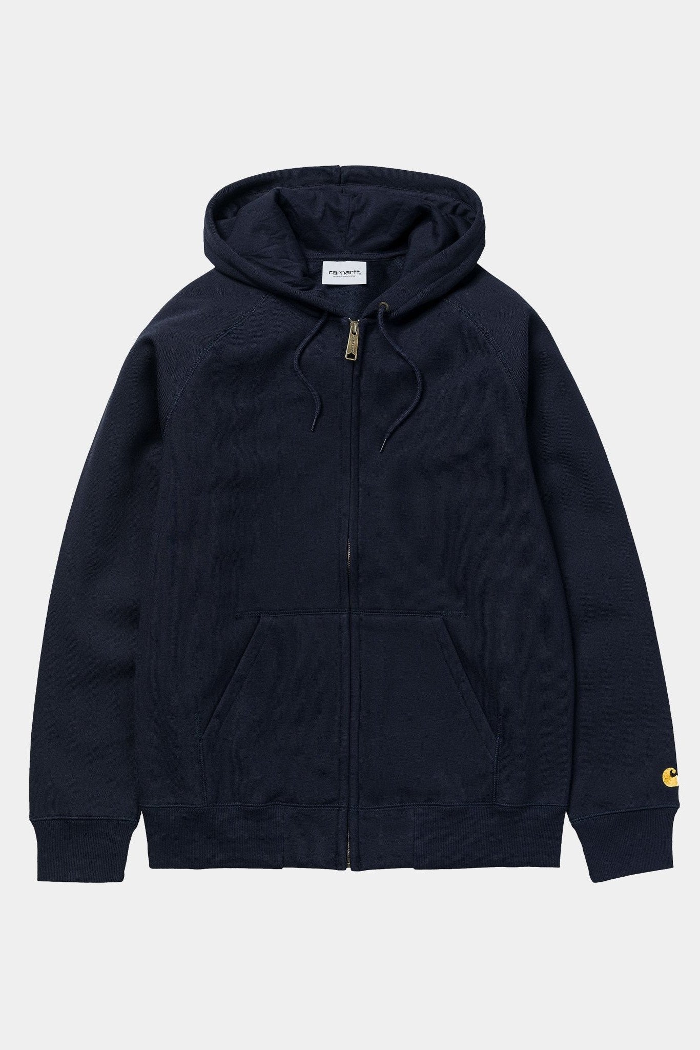 CARHARTT WIP - Hooded Chase Jacket - Dark Navy Gold - BACKYARD