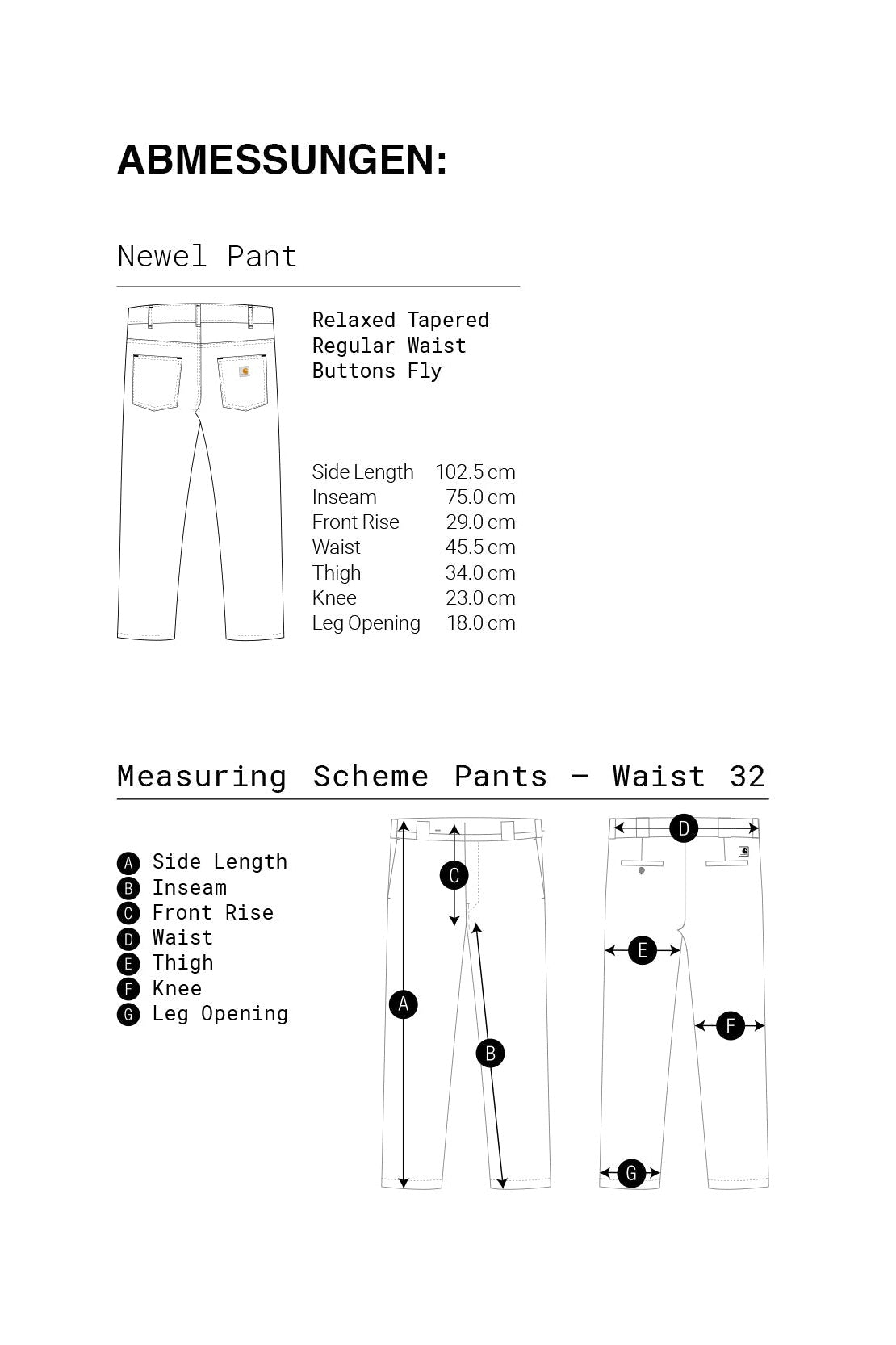 CARHARTT WIP - Newel Pant - Blue Light Used Wash - BACKYARD