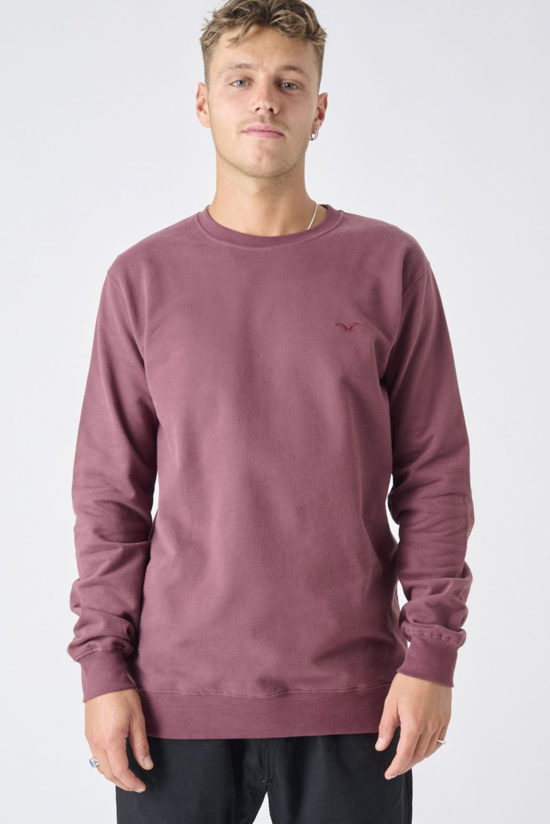 CLEPTOMANICX - Ligull Crewneck - Decadent Chocolate - BACKYARD