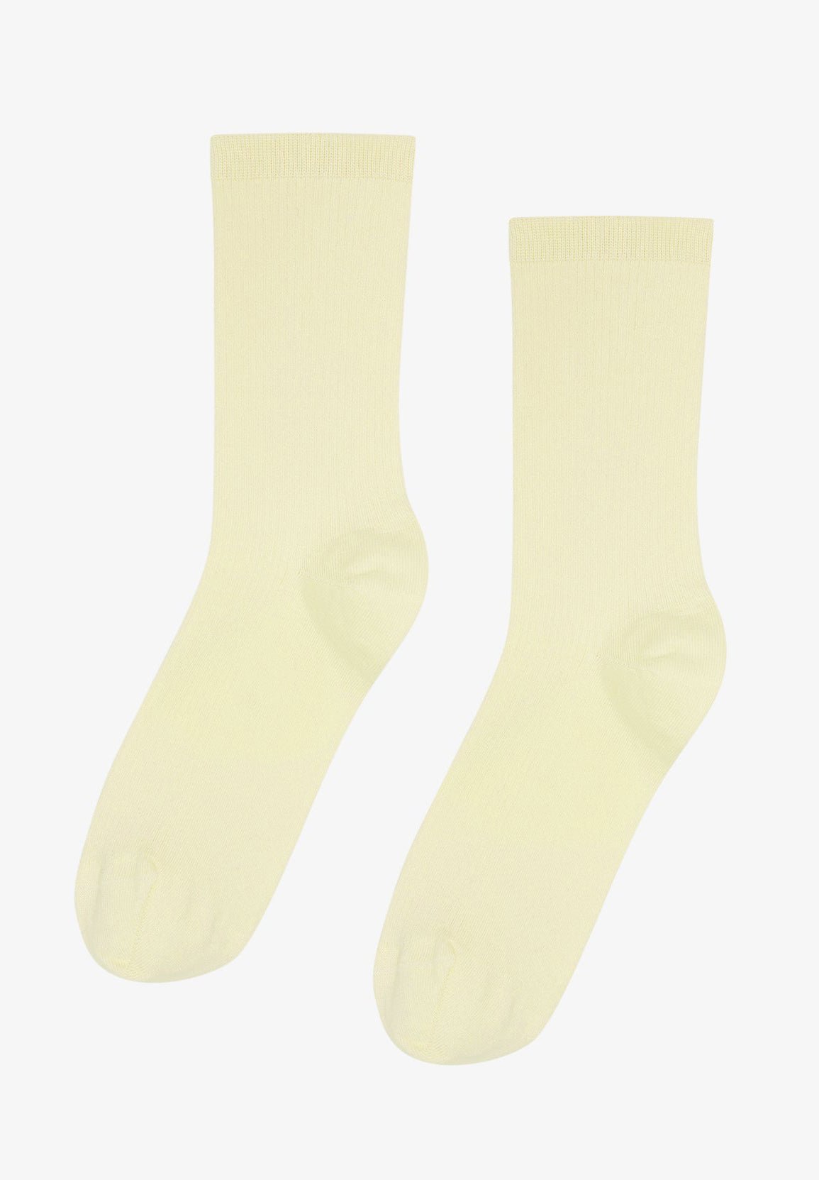 COLORFUL STANDARD - Women Classic Organic Sock - Soft Yellow - BACKYARD