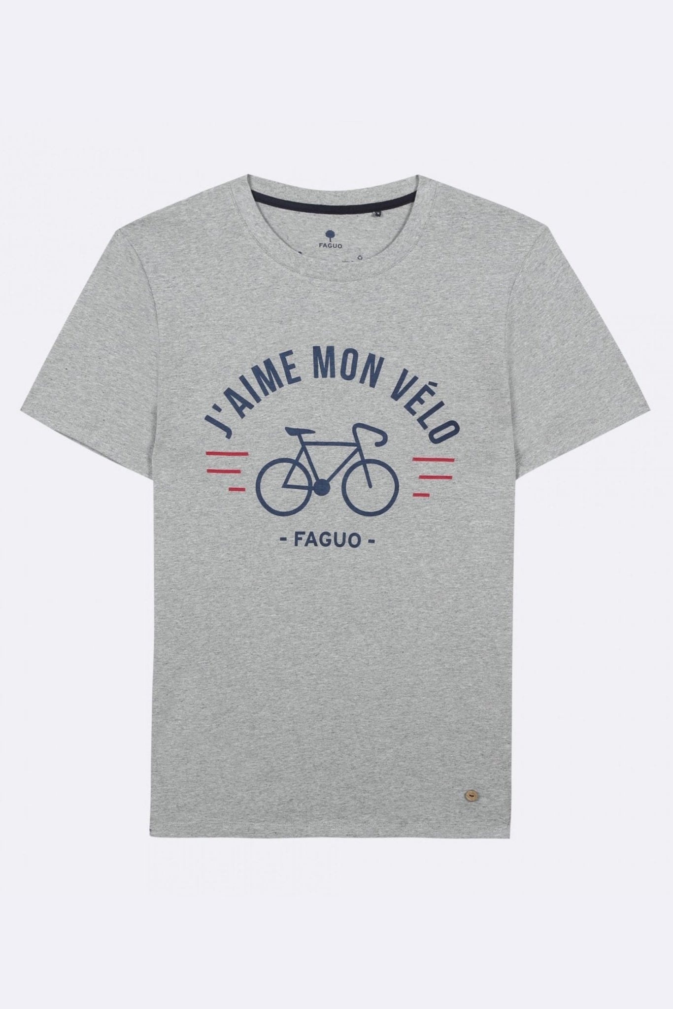 FAGUO - Arcy T-Shirt Cotton - Grey - BACKYARD
