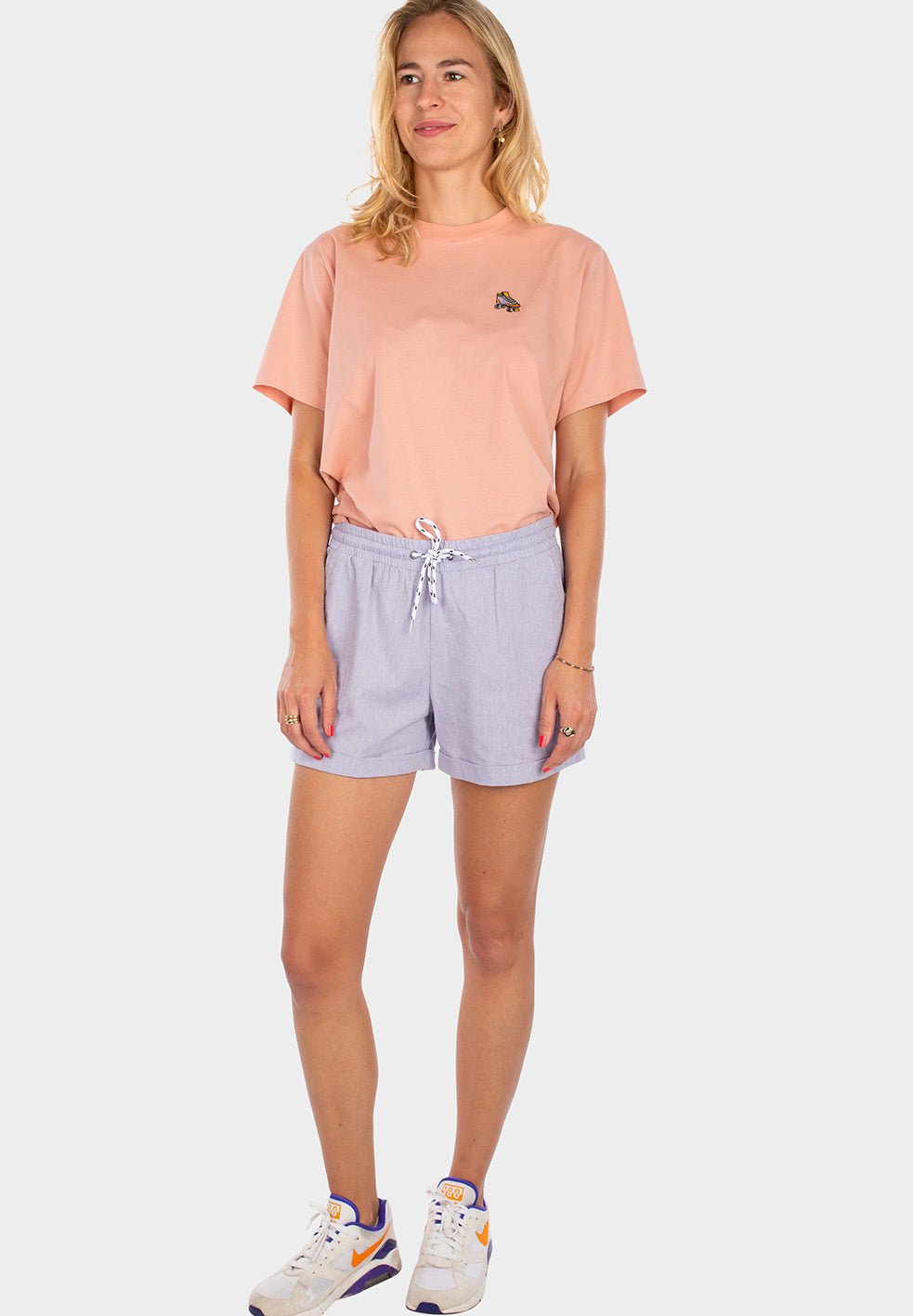 IRIEDAILY - Chambray Girl Short - Vintage Purple - BACKYARD