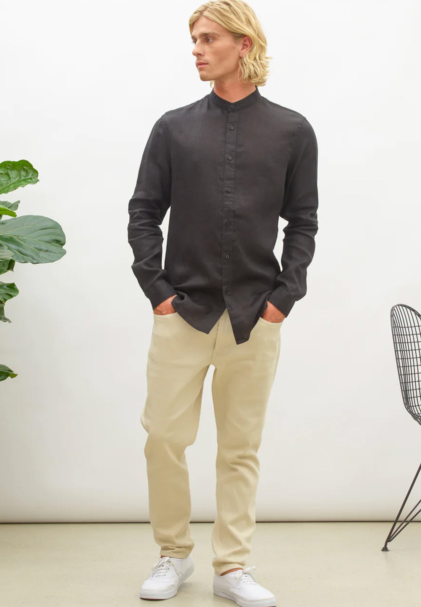 NOWADAYS-Linen Shirt - BACKYARD