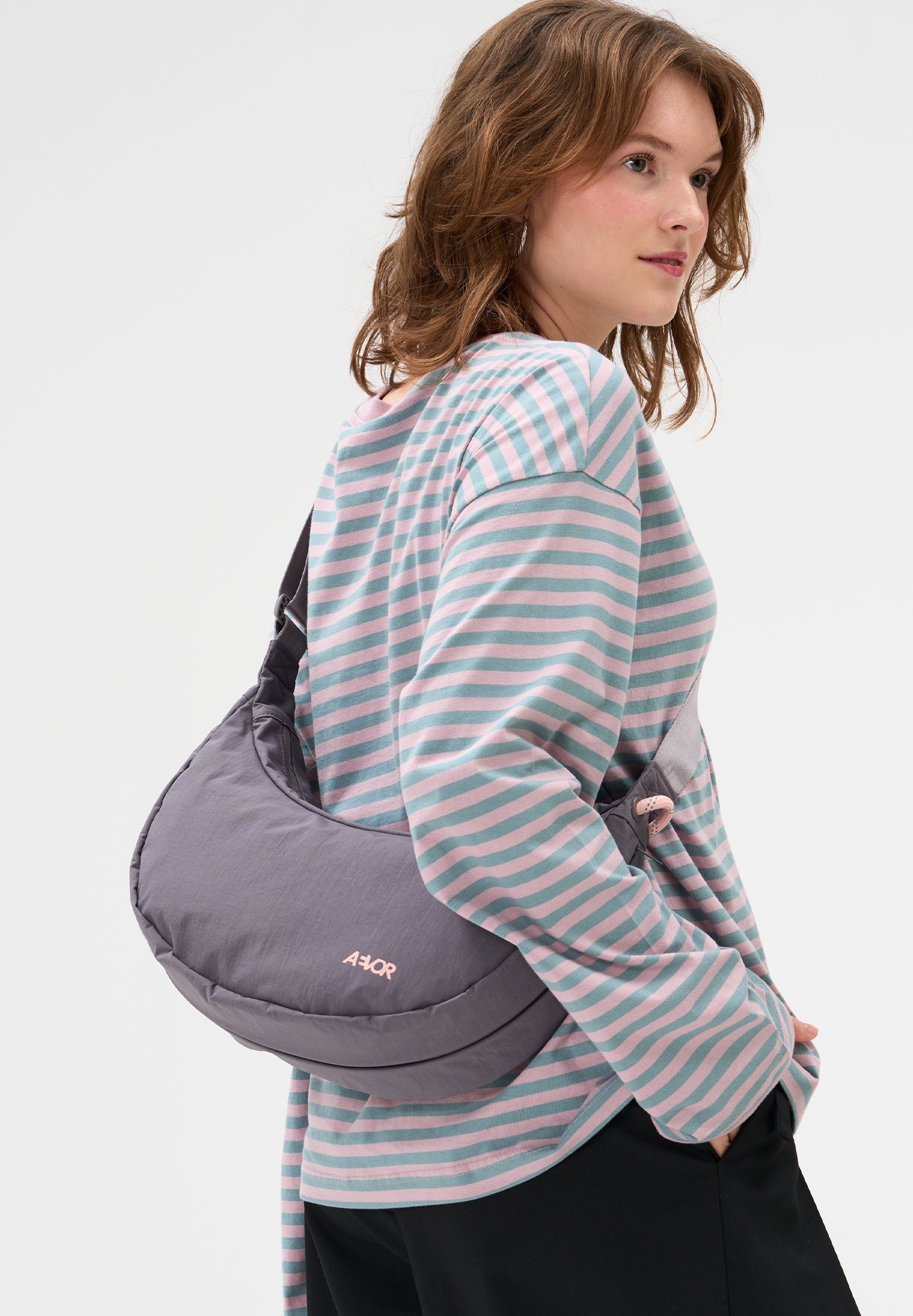 AEVOR - Bike Sling Bag - Grey - BACKYARD