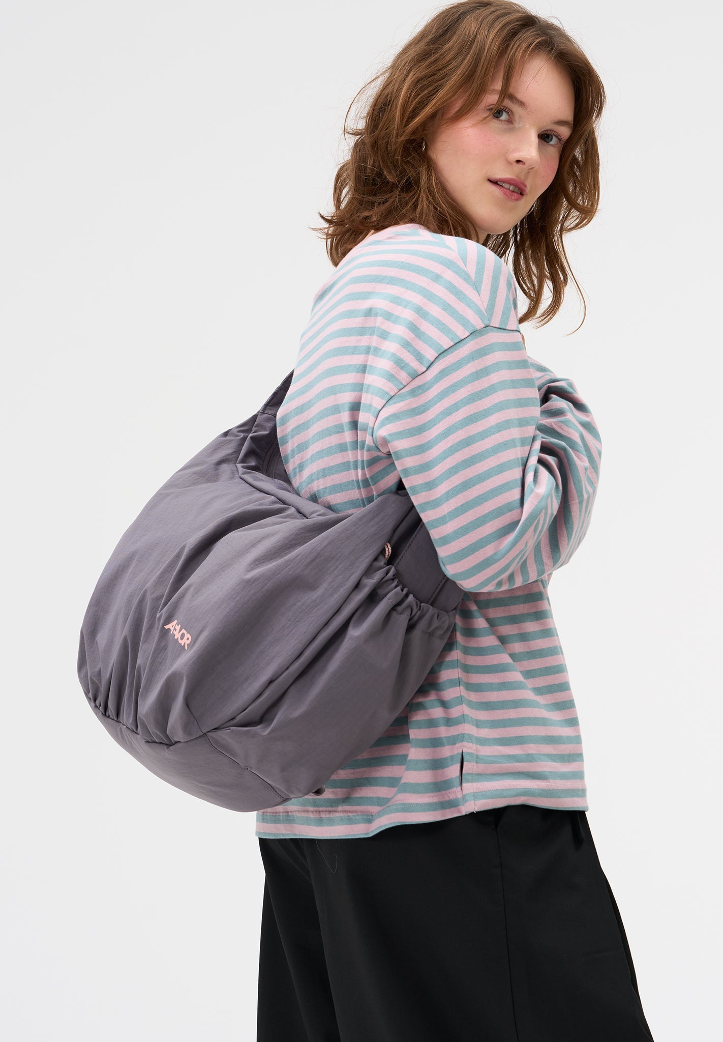 AEVOR - Slouchy Bag - Grey - BACKYARD