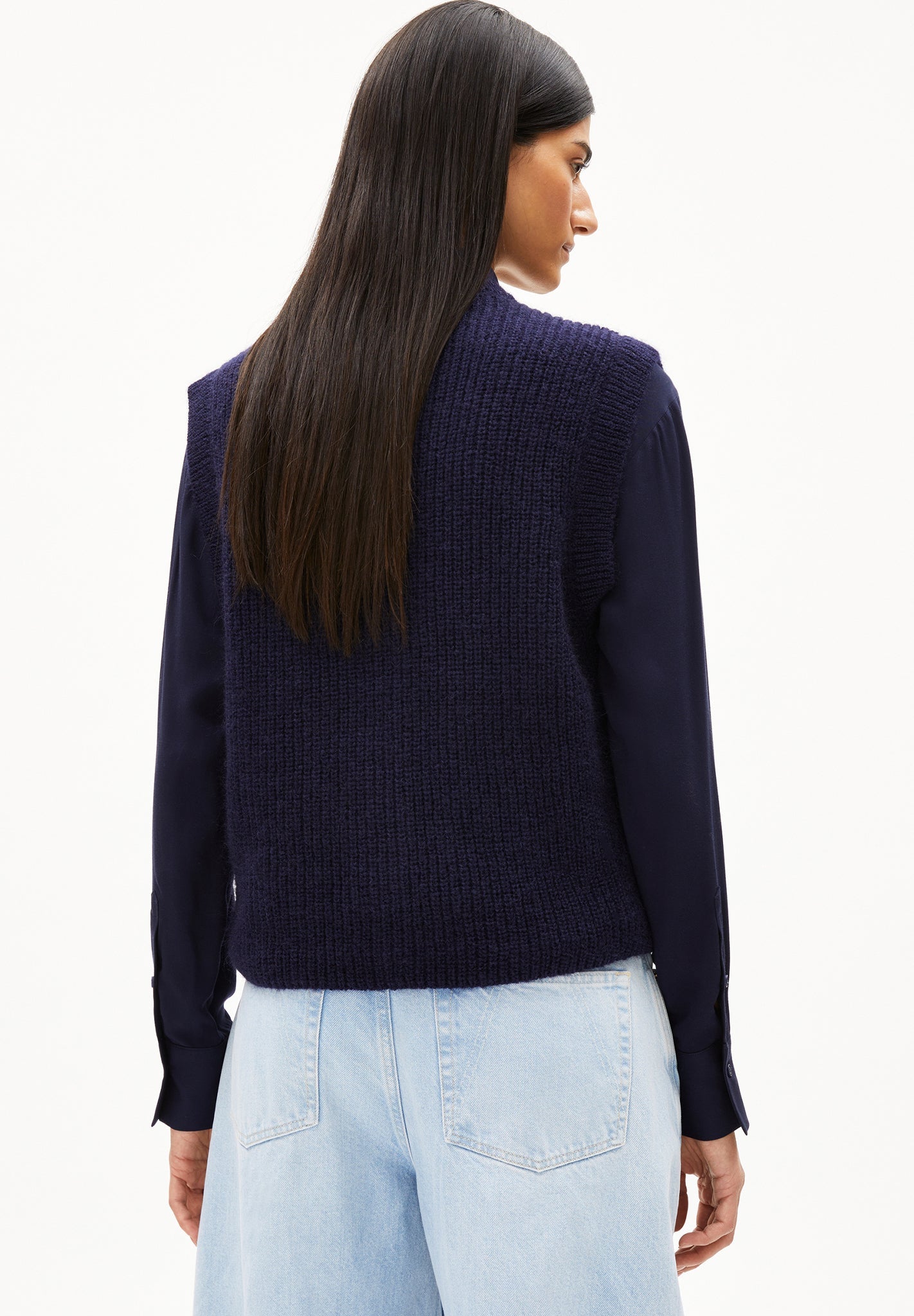 ARMEDANGELS - Helgeaa Premium - Tinted Navy - BACKYARD