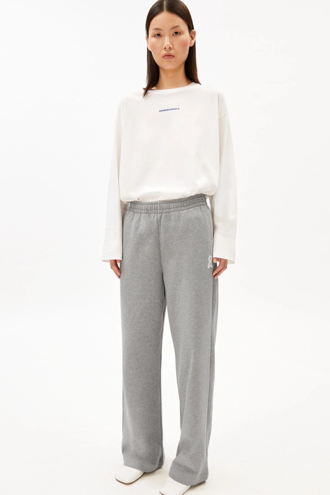 ARMEDANGELS - Iconic Å Ivaara - Silver Melange - BACKYARD