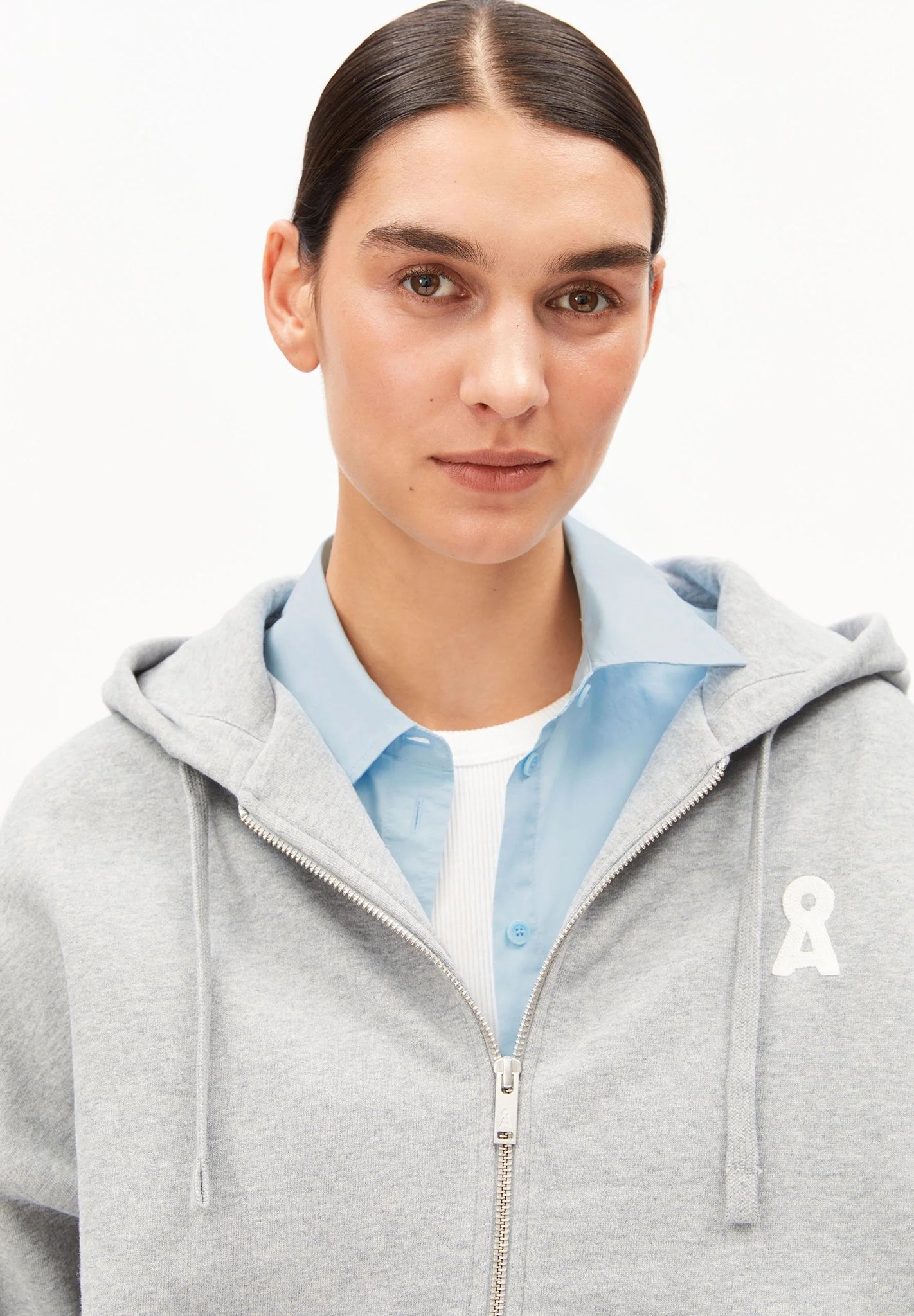 ARMEDANGELS - Iconic Å Rixamaa - Silver Melange - BACKYARD