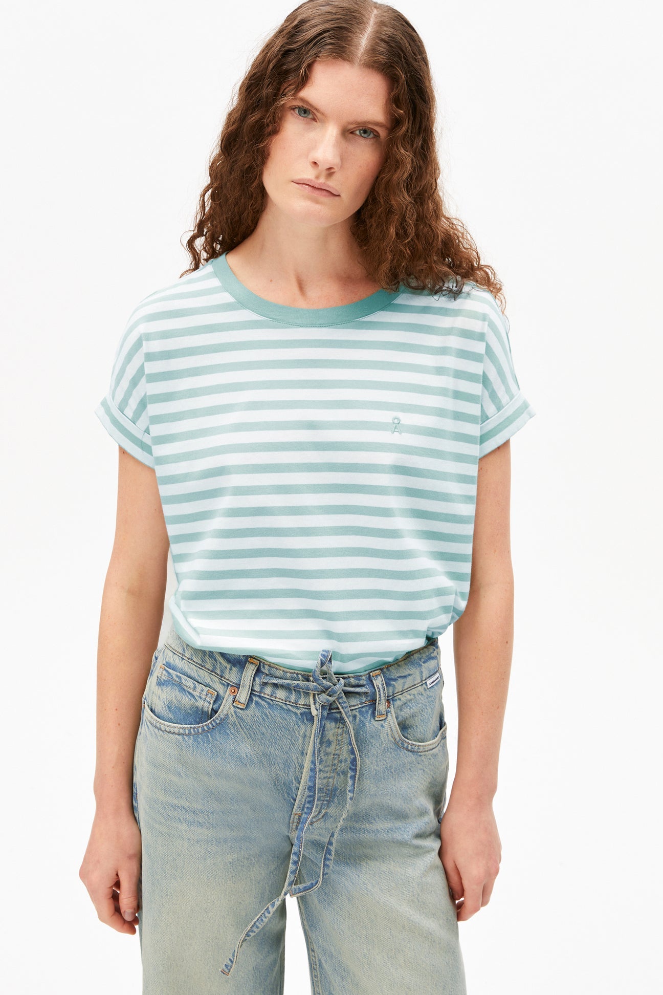 ARMEDANGELS - Idaara Stripes - White Foam - BACKYARD