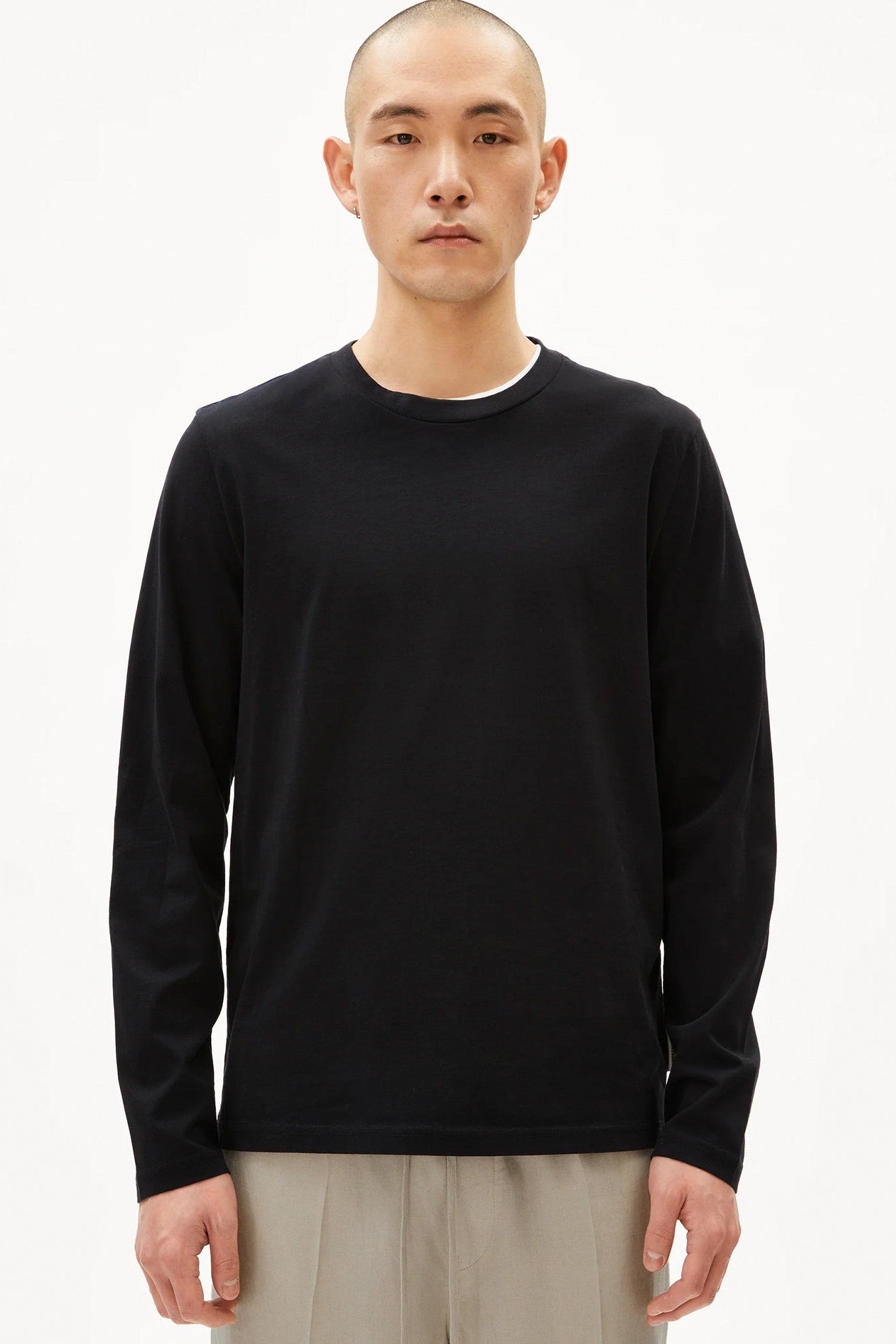 ARMEDANGELS - Jaames Longsleeve - Black - BACKYARD