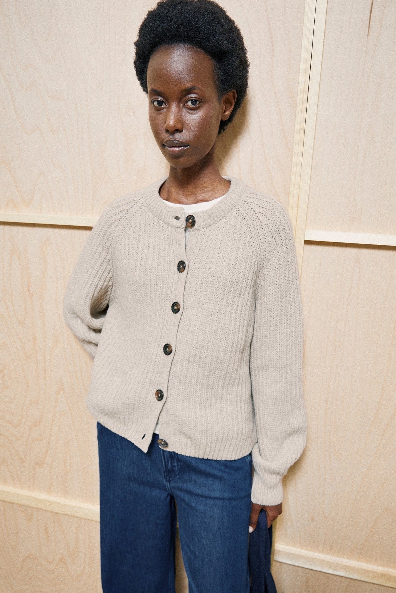 Rib Knit Cardigan