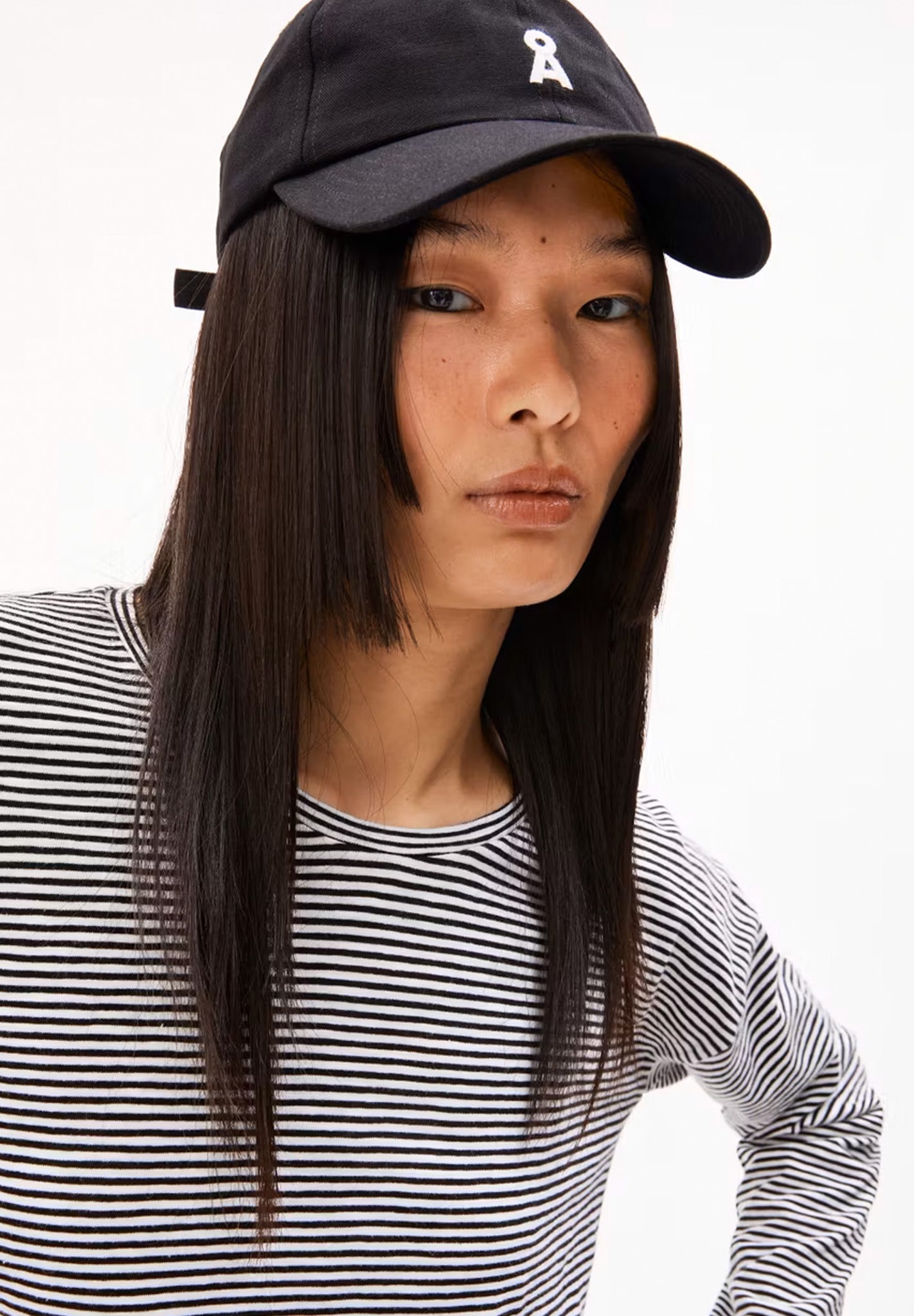 ARMEDANGELS - Xianaa Lovely Stripes - Black Oatmilk - BACKYARD