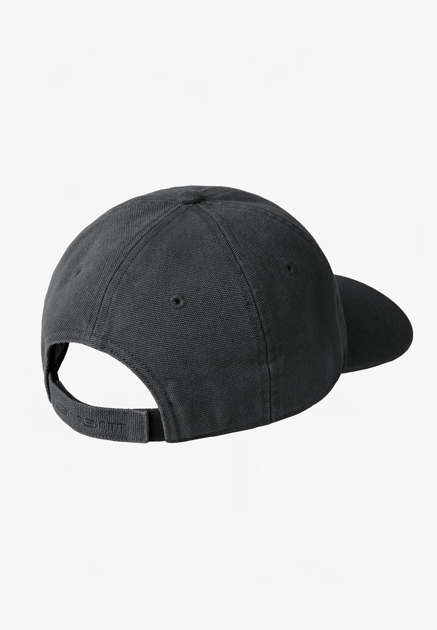 CARHARTT WIP - Canvas Cap - Black Stone Washed - BACKYARD