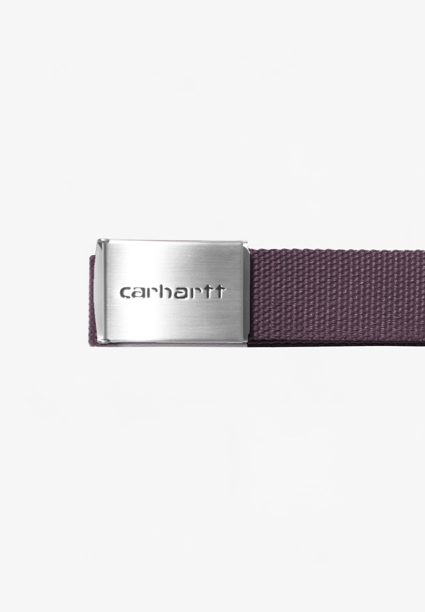 CARHARTT WIP - Clip Belt Chrome - Cozy Purple - BACKYARD