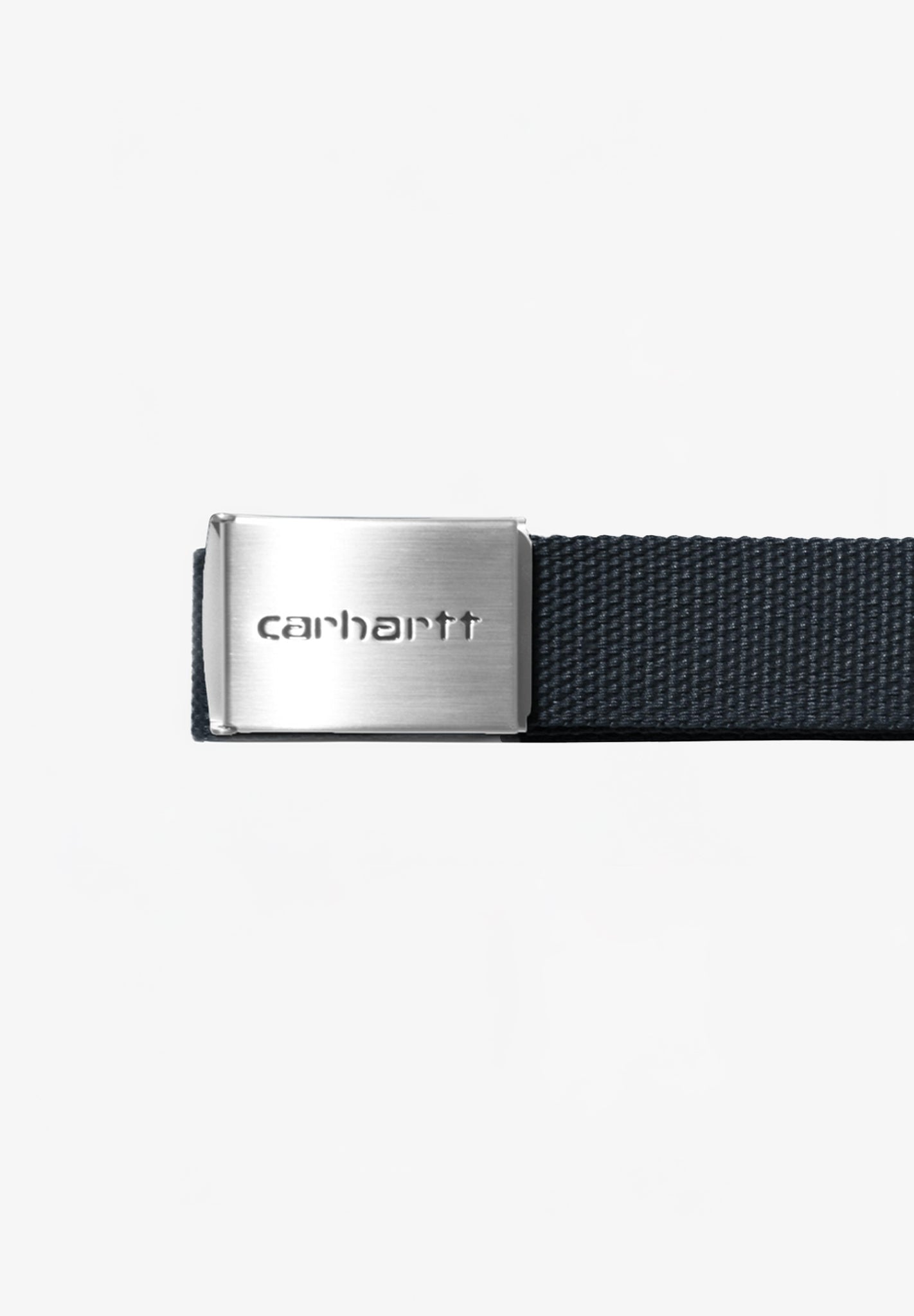 CARHARTT WIP - Clip Belt Chrome - Deep Night - BACKYARD