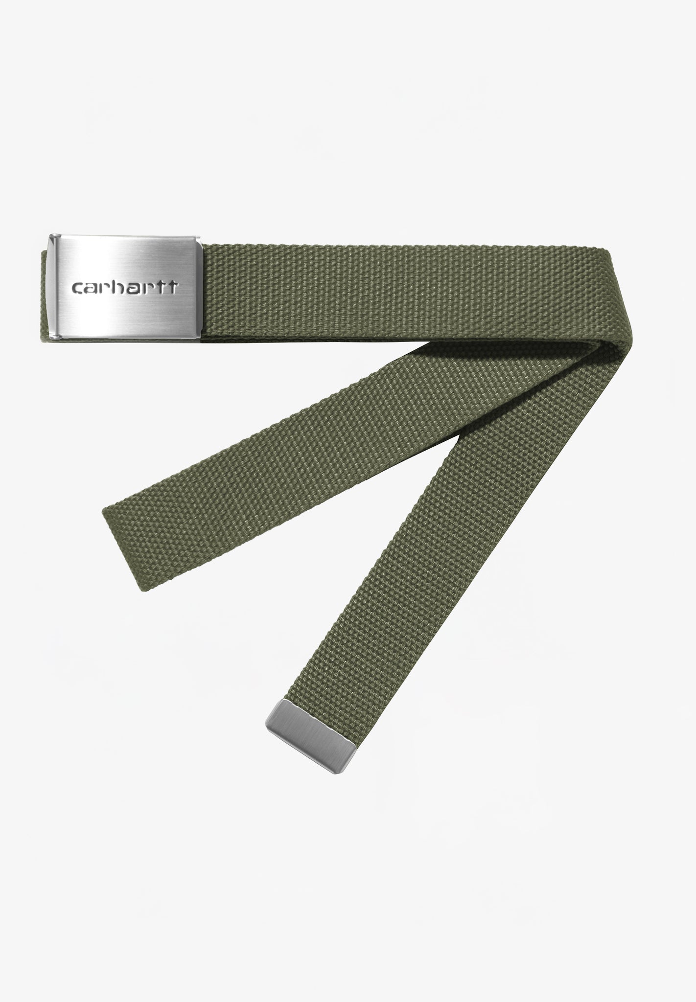 CARHARTT WIP - Clip Belt Chrome - Leaf - BACKYARD