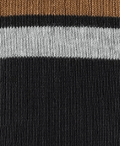 CARHARTT WIP - Connors Socks - Black Grey Heather Hamilton Brown - BACKYARD