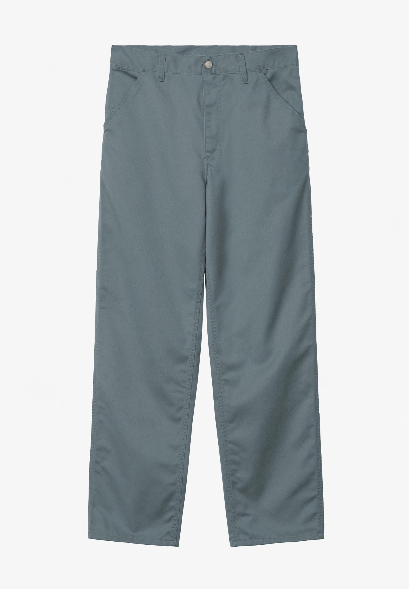 CARHARTT WIP - Flint Pant - Cozy Blue Garment Dyed - BACKYARD