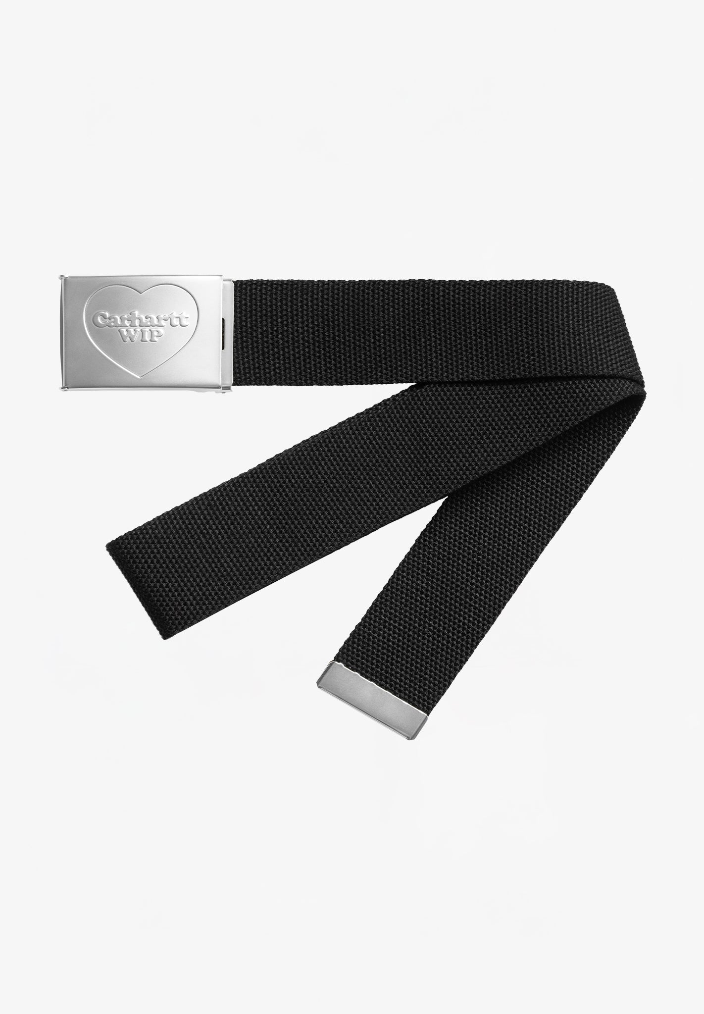 CARHARTT WIP - Heart Clip Belt - Black Silver - BACKYARD