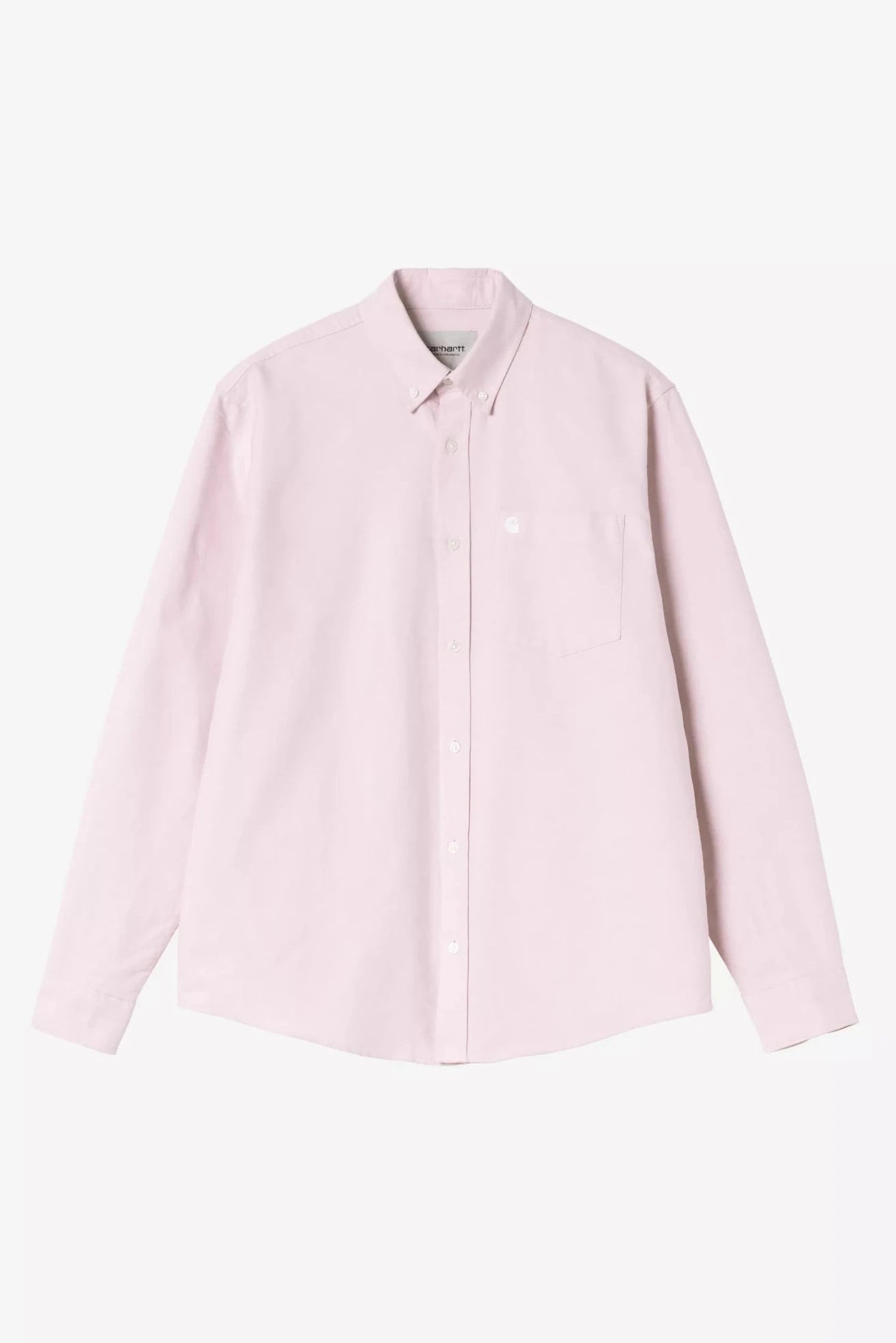 CARHARTT WIP - L/S C - Logo Shirt - Hortensia White - BACKYARD