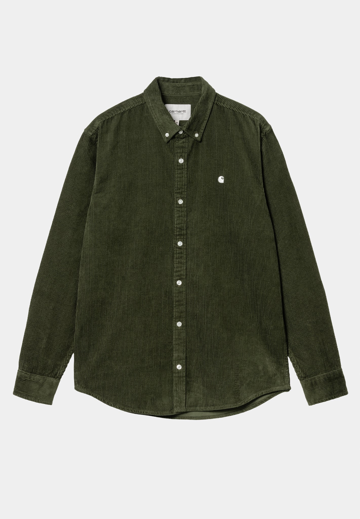 CARHARTT WIP - L/S Madison Cord Shirt - Tarragon Wax - BACKYARD