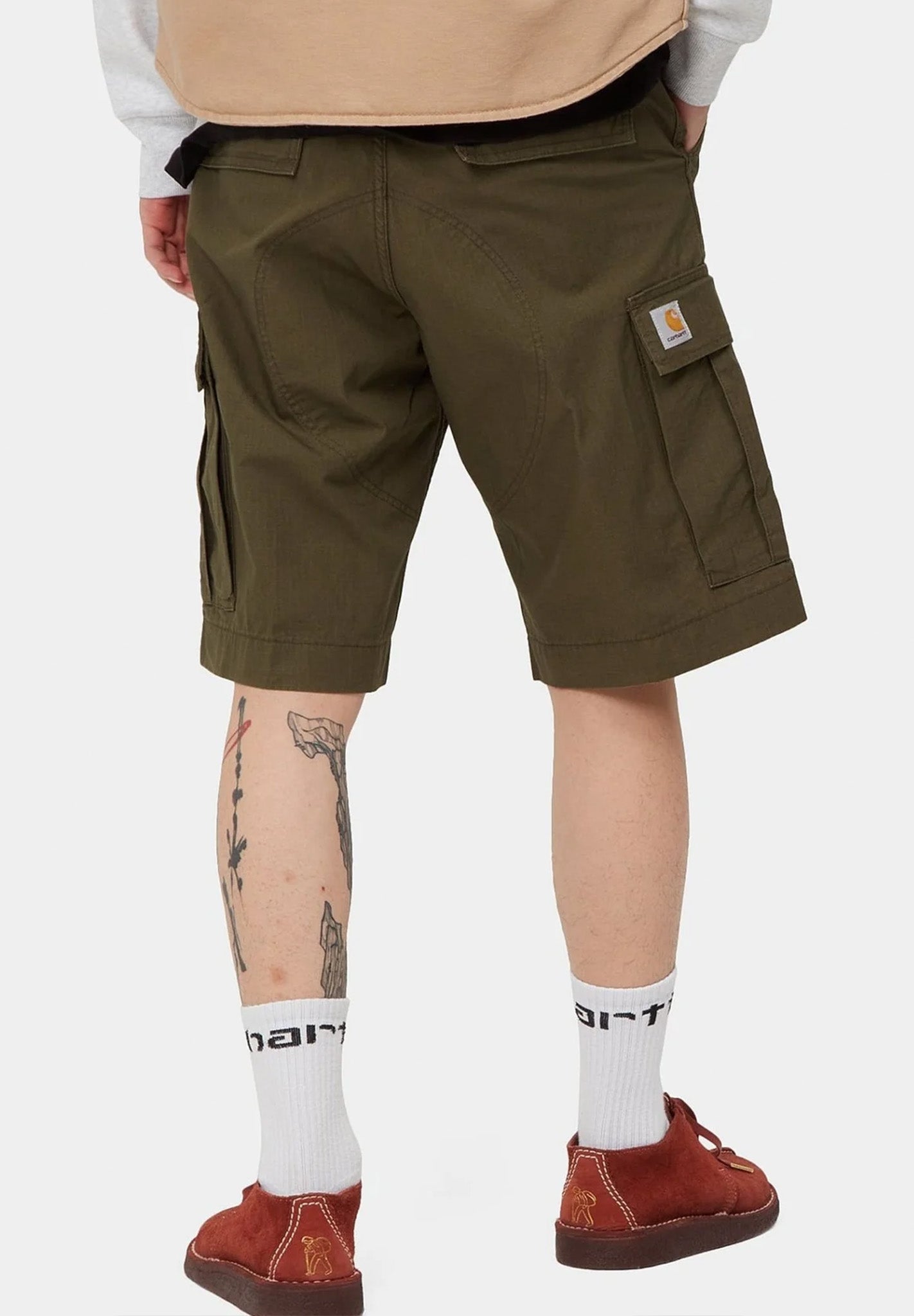 CARHARTT WIP - Regular Cargo Short - Cypress Rinsed - BACKYARD