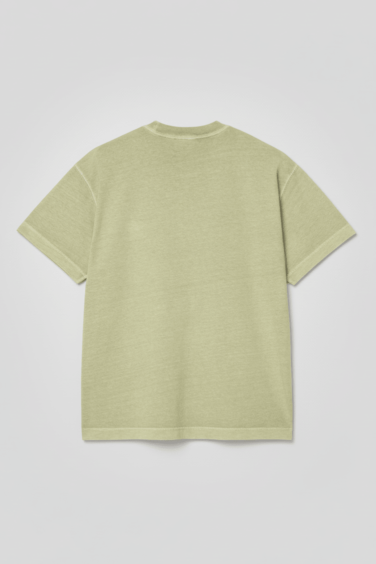 CARHARTT WIP - S/S Nelson T-Shirt - Gentle Green Garment Dyed - BACKYARD