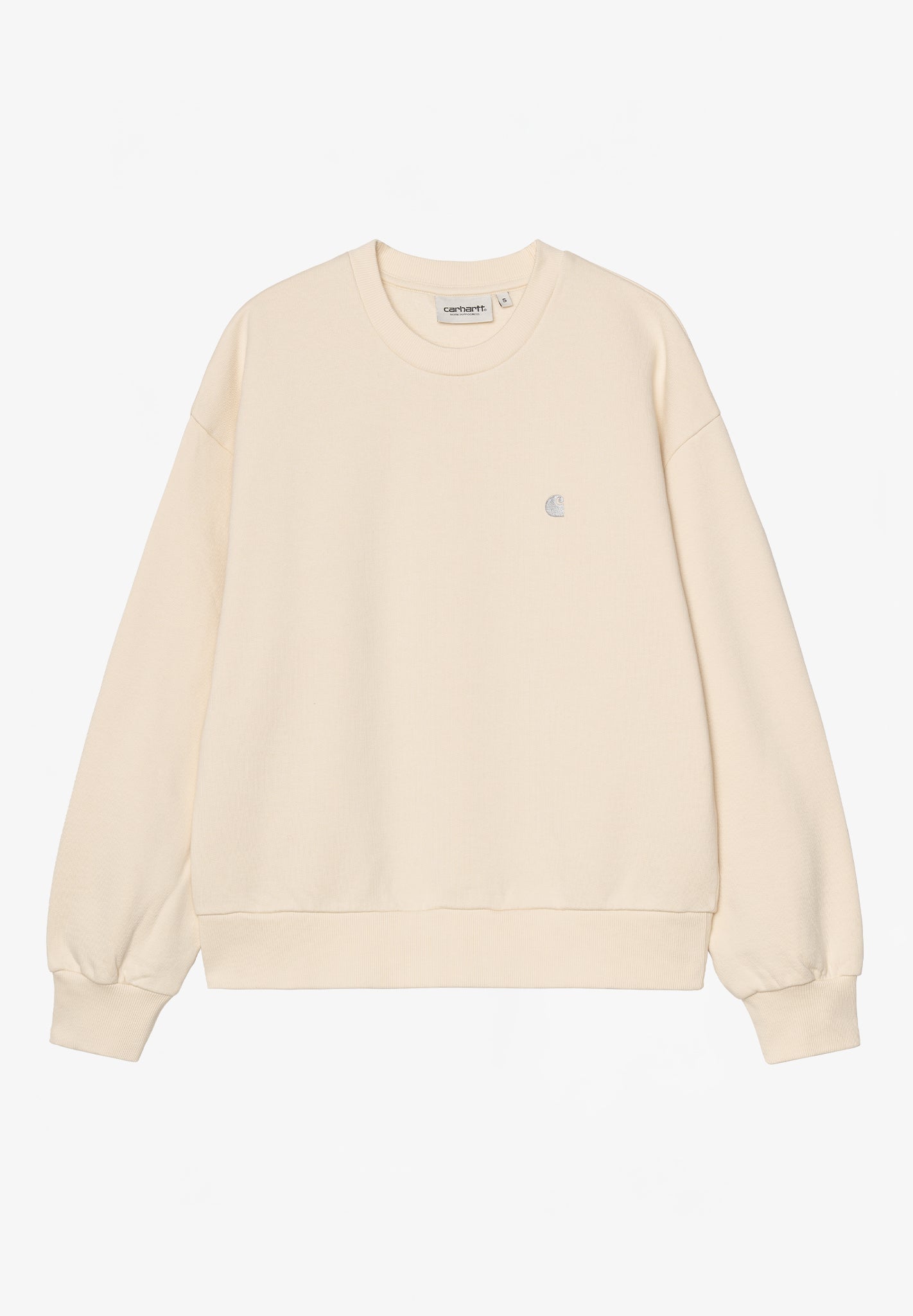 CARHARTT WIP - Women W' Casey Sweatshirt - Cinnerus Silver - BACKYARD