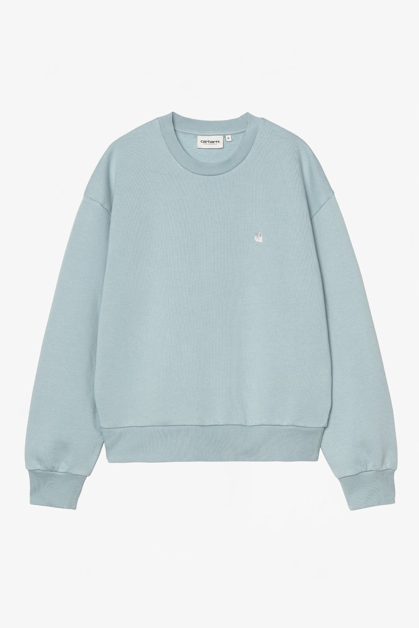 CARHARTT WIP - Women W' Casey Sweatshirt - Tourmaline Silver - BACKYARD
