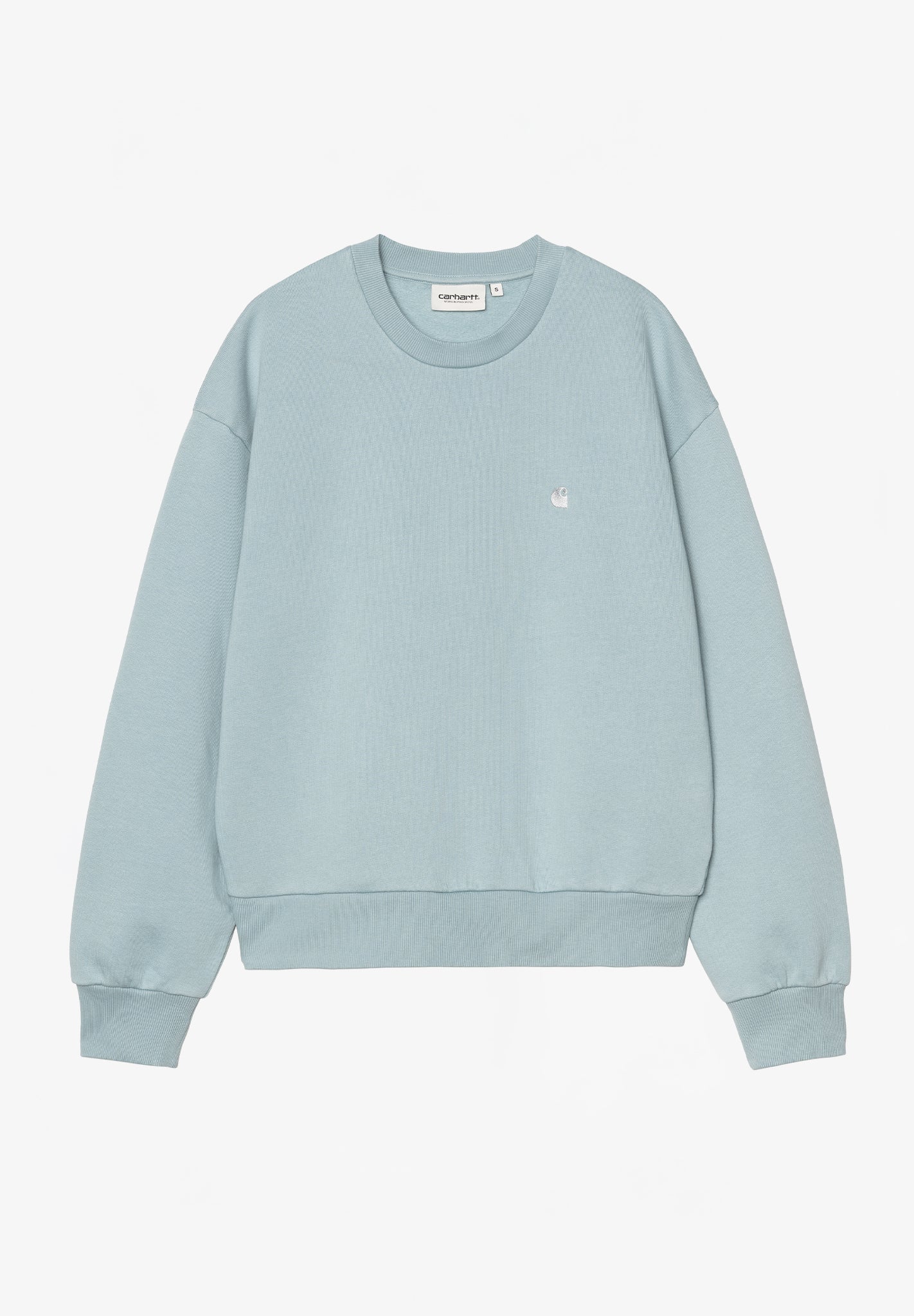 CARHARTT WIP - Women W' Casey Sweatshirt - Tourmaline Silver - BACKYARD