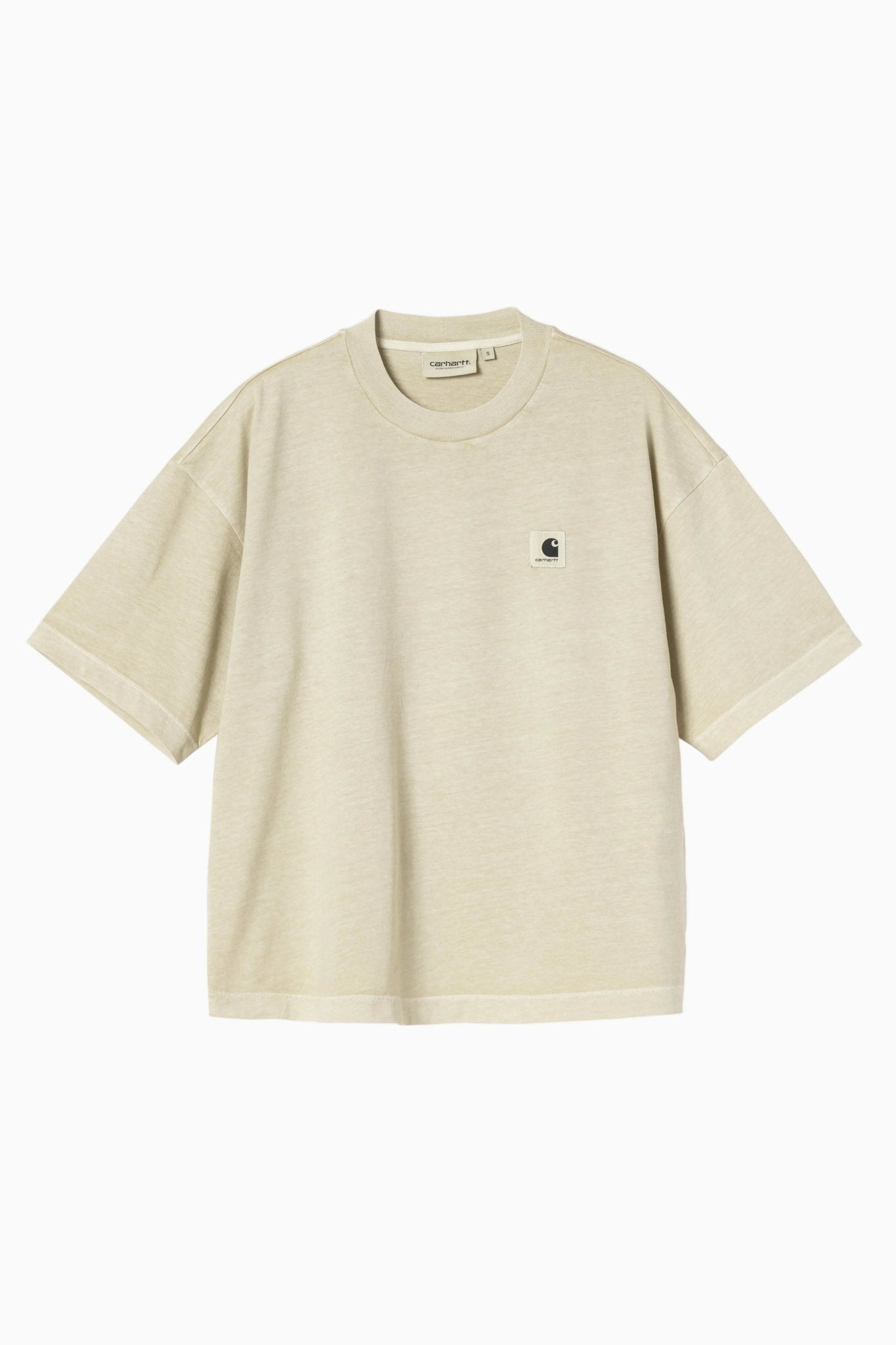 CARHARTT WIP - Women W' S/S Nelson T-Shirt - Stone Garment Dyed - BACKYARD