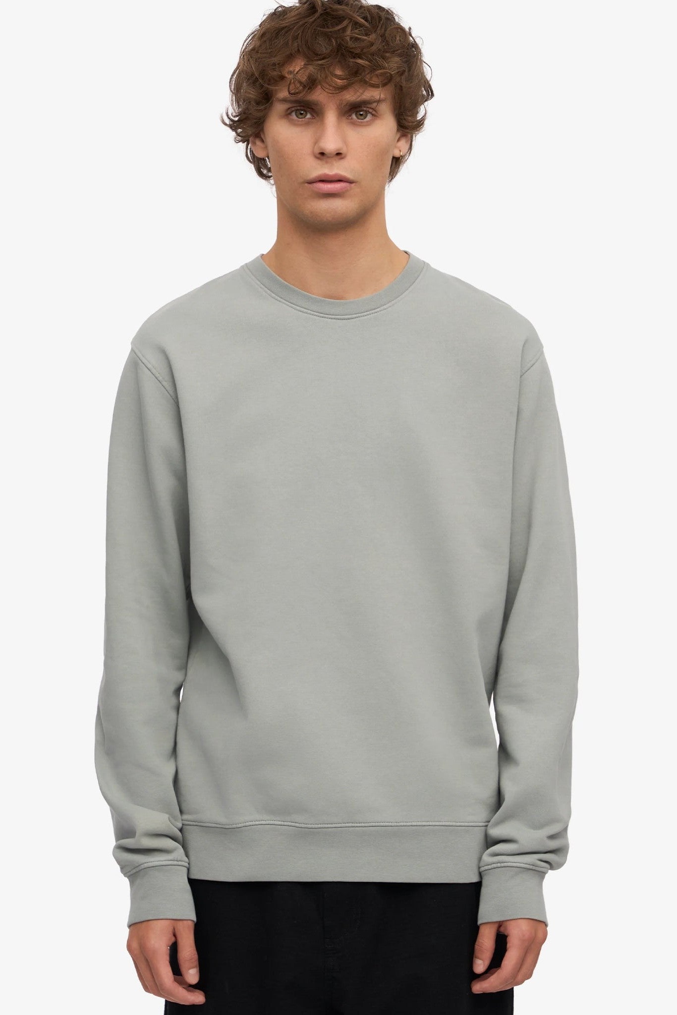 COLORFUL STANDARD - Classic Organic Crew - Steel Blue - BACKYARD