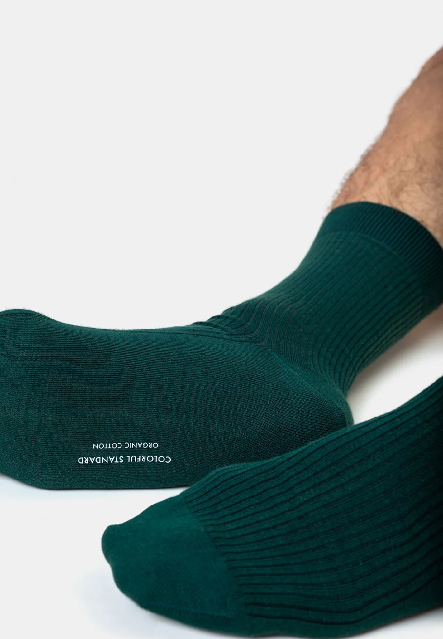 COLORFUL STANDARD - Classic Organic Sock - Ivory White - BACKYARD