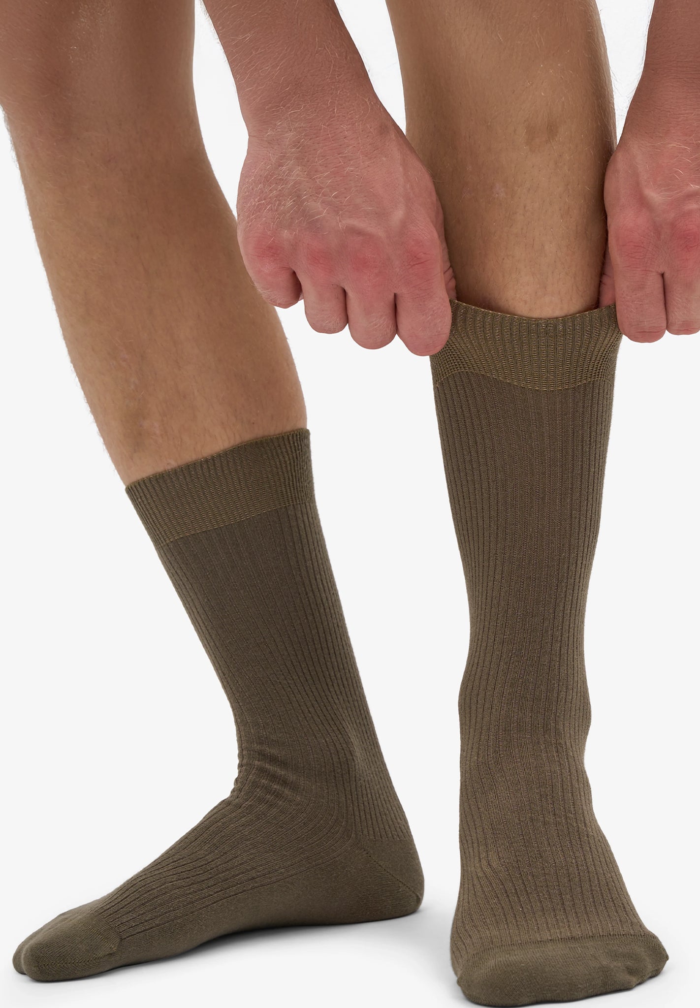 COLORFUL STANDARD - Classic Organic Sock - Dusty Olive - BACKYARD