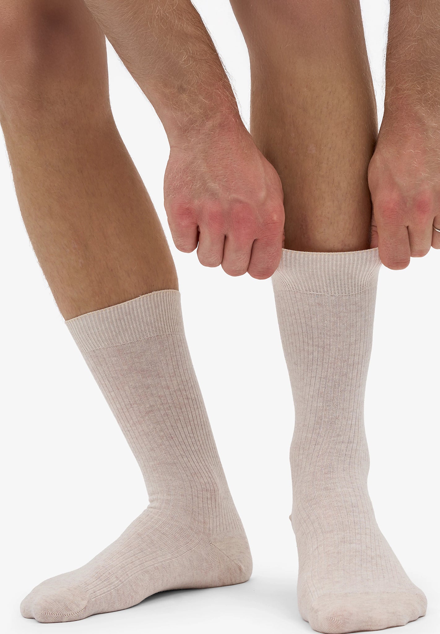 COLORFUL STANDARD - Classic Organic Sock - Ivory White - BACKYARD