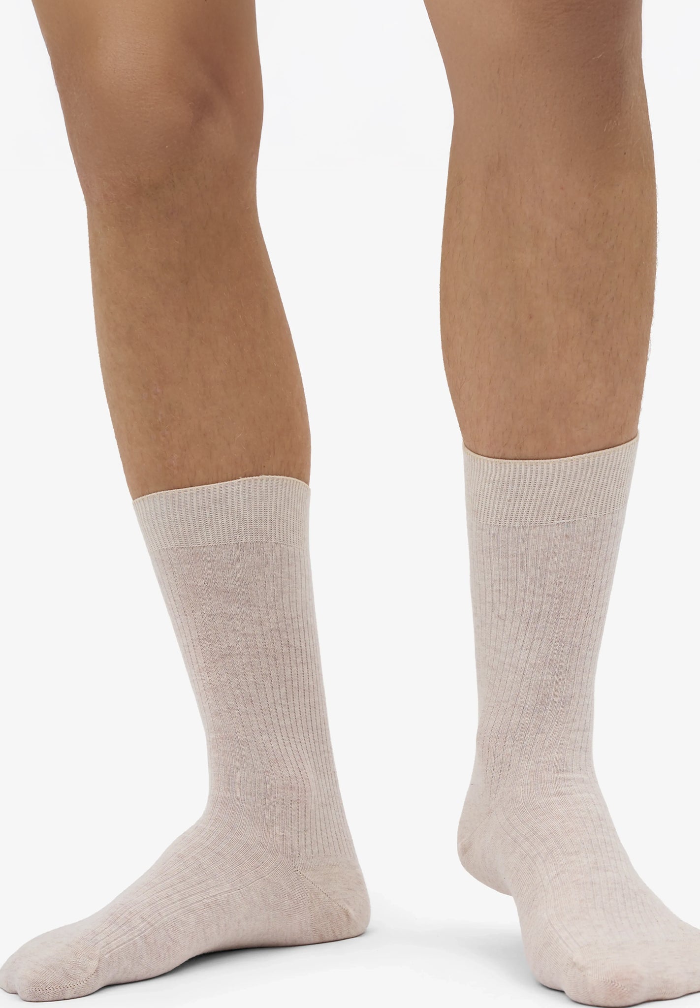 COLORFUL STANDARD - Classic Organic Sock - Ivory White - BACKYARD